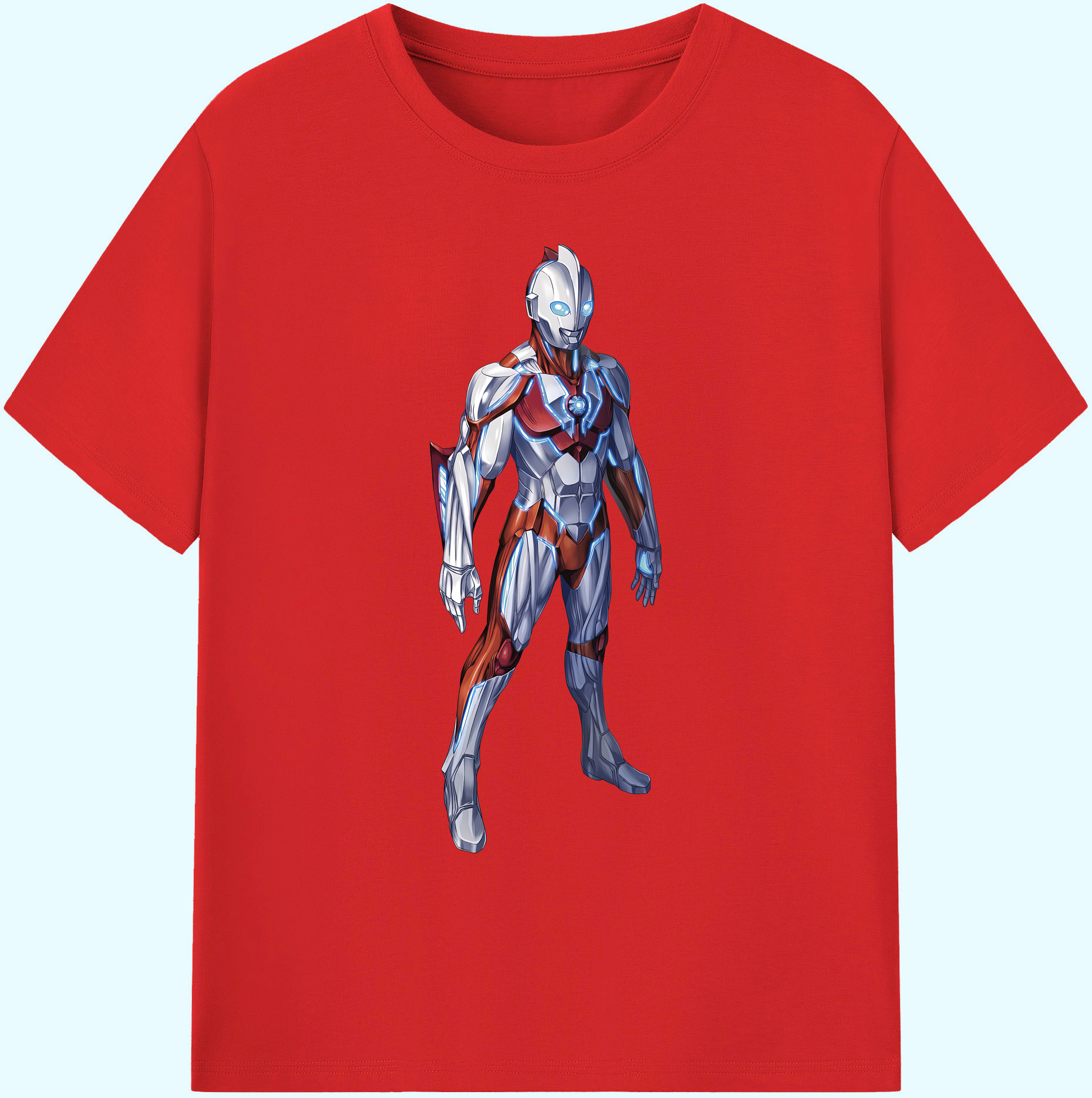 （画像用） ウルトラマン Ultraman 綿100％ メンズ半袖Tシャツ｜肌触りやわらか＆通気性