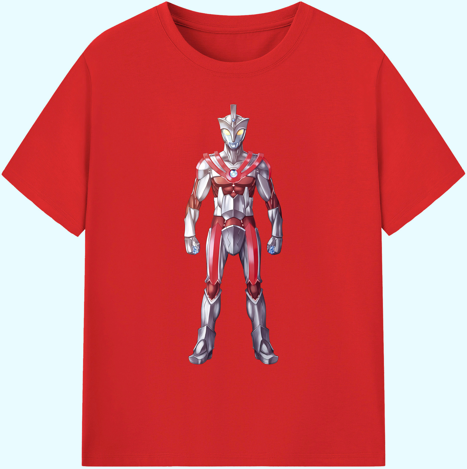 （画像用） ウルトラマン Ultraman 綿100％ メンズ半袖Tシャツ｜肌触りやわらか＆通気性