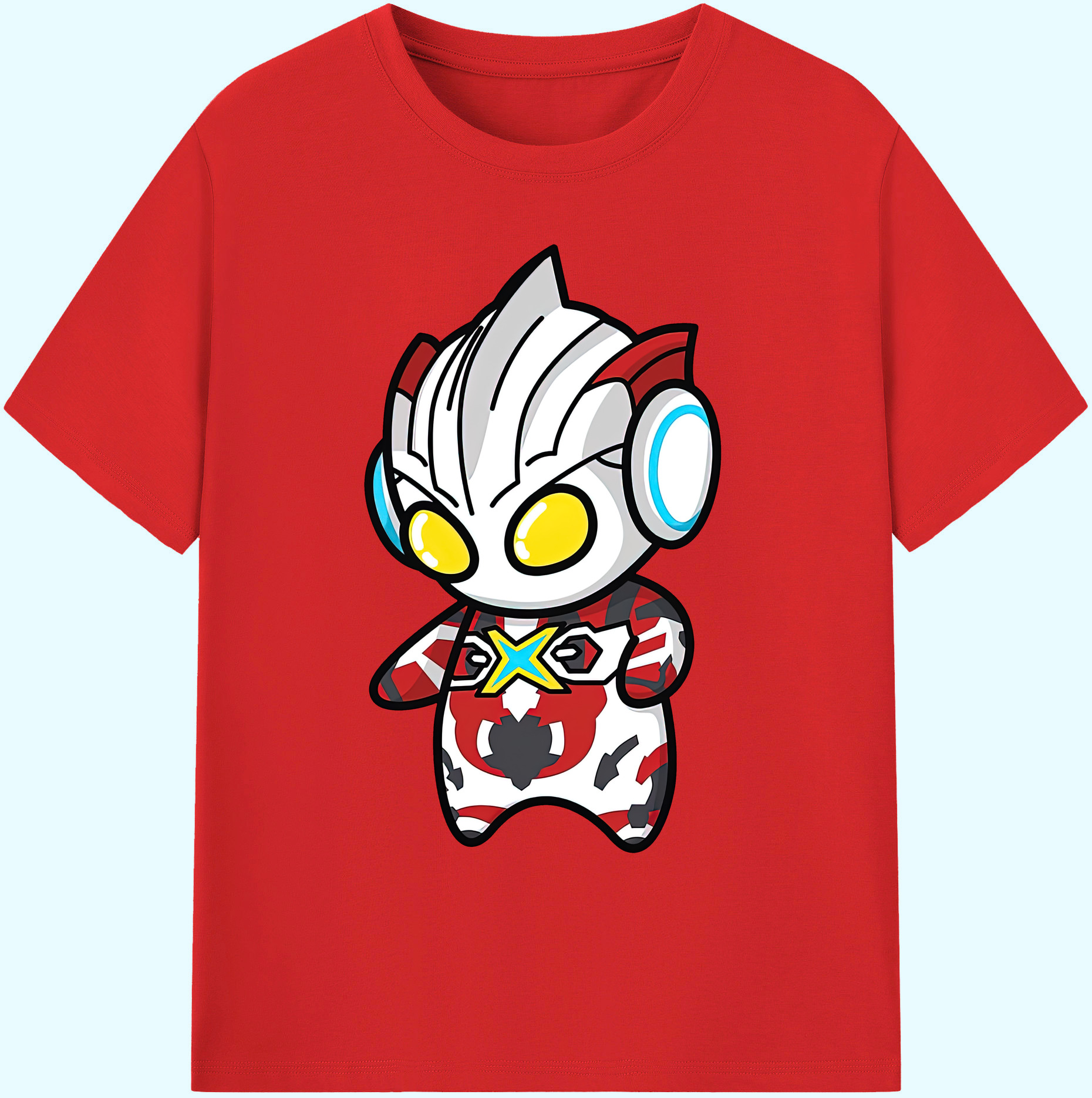 （画像用） ウルトラマン Ultraman 綿100％ メンズ半袖Tシャツ｜肌触りやわらか＆通気性