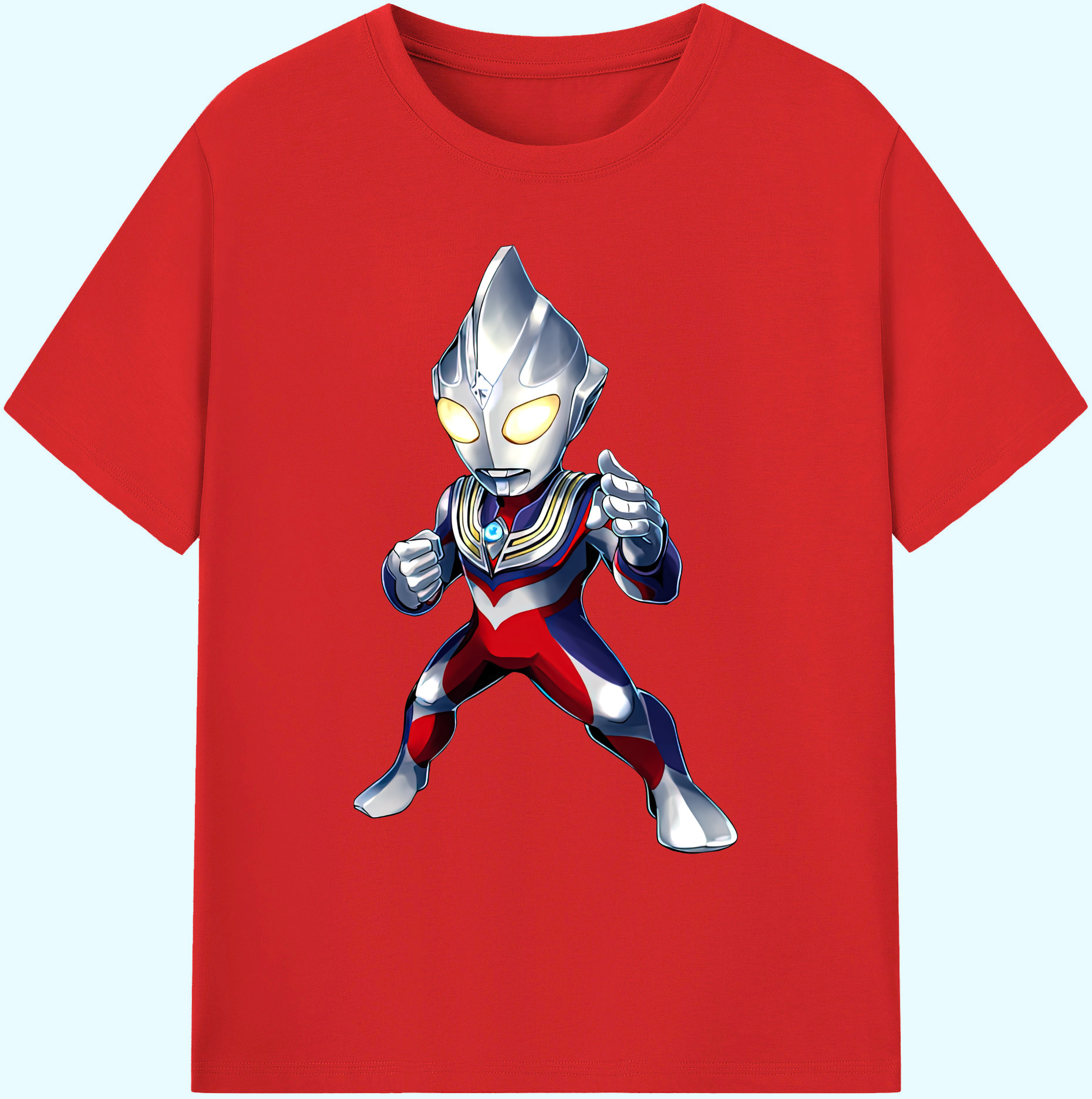 （画像用） ウルトラマン Ultraman 綿100％ メンズ半袖Tシャツ｜肌触りやわらか＆通気性