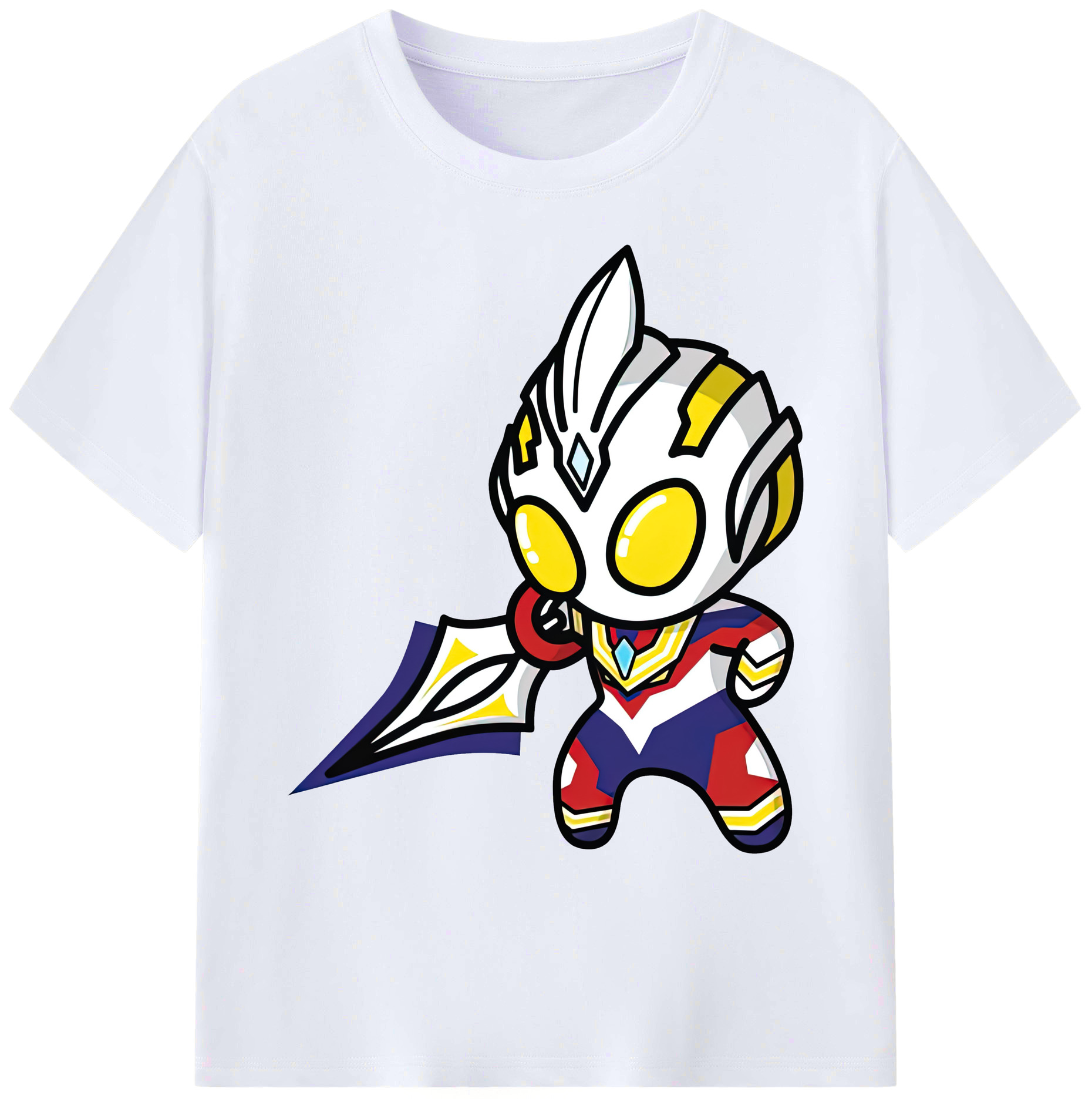 （画像用） ウルトラマン Ultraman 綿100％ メンズ半袖Tシャツ｜肌触りやわらか＆通気性