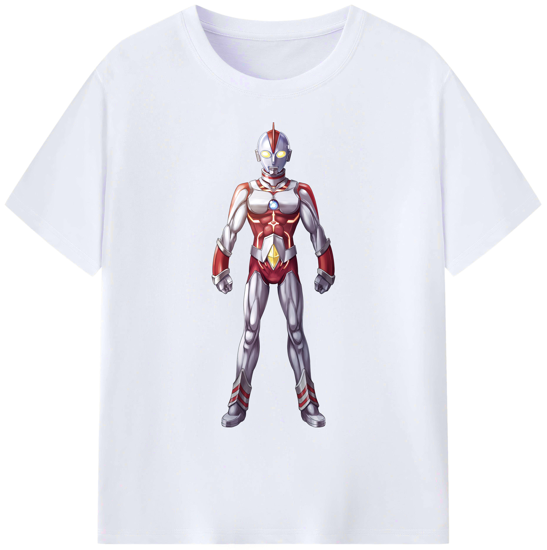 （画像用） ウルトラマン Ultraman 綿100％ メンズ半袖Tシャツ｜肌触りやわらか＆通気性