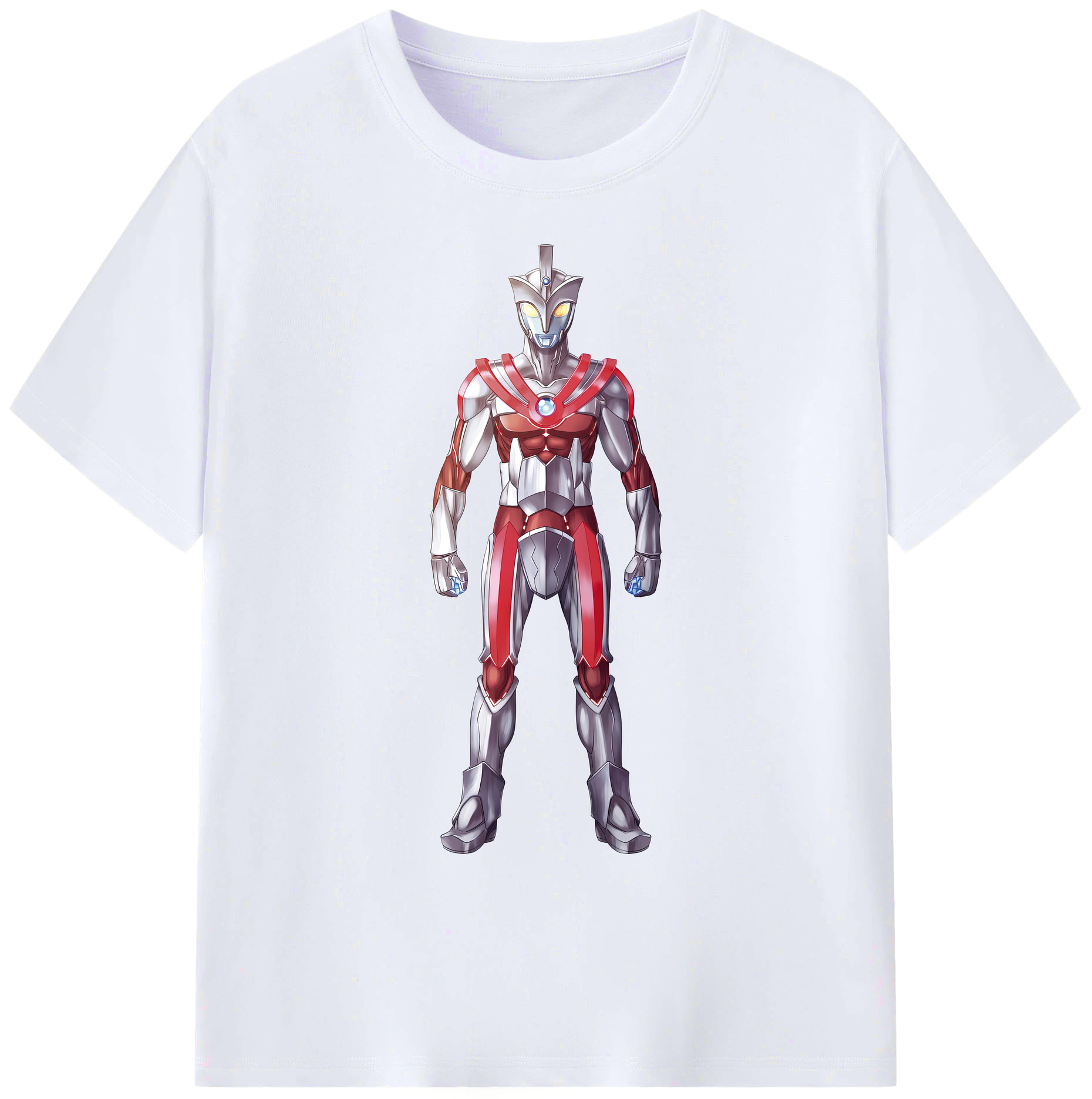 （画像用） ウルトラマン Ultraman 綿100％ メンズ半袖Tシャツ｜肌触りやわらか＆通気性