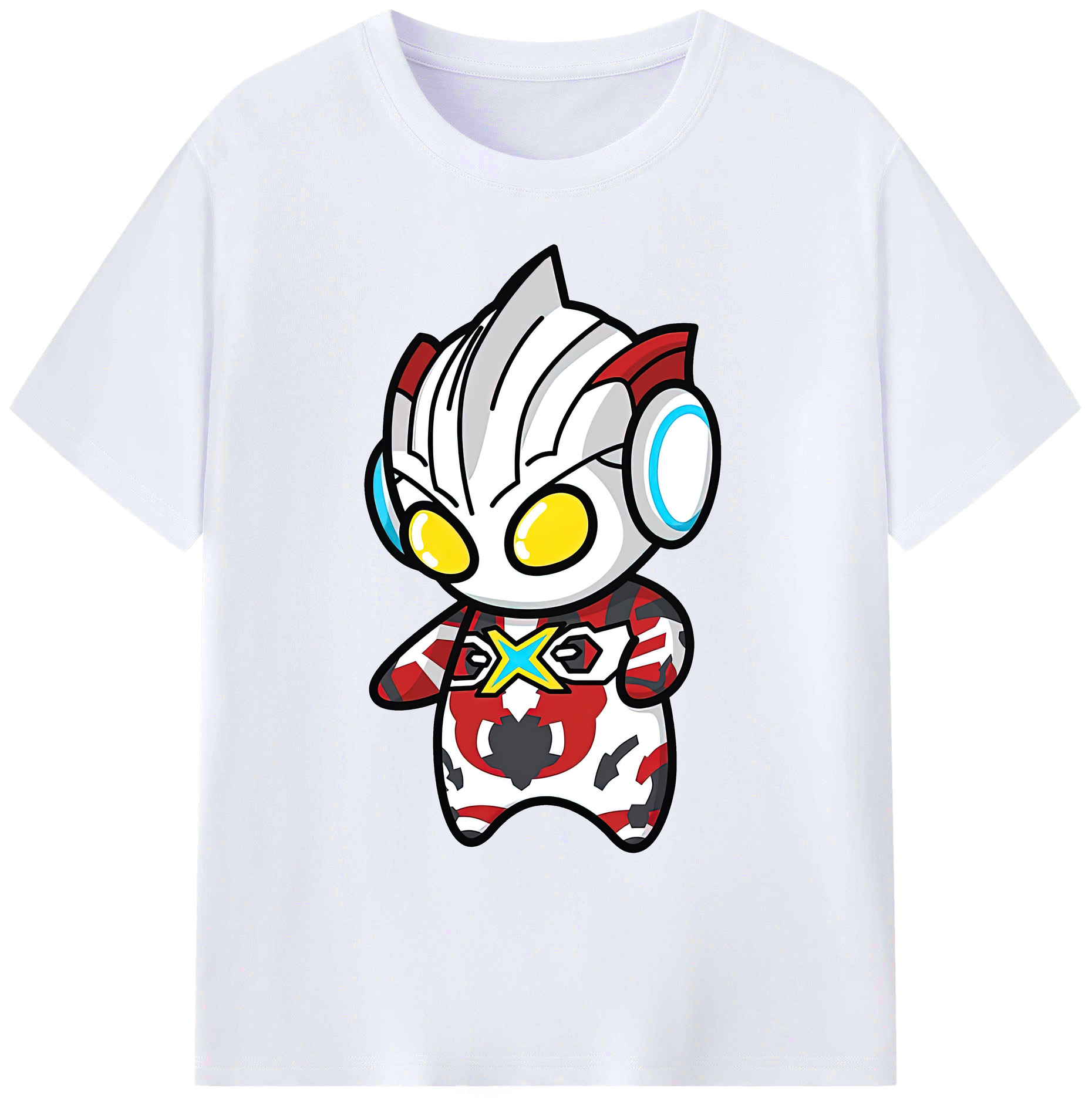 （画像用） ウルトラマン Ultraman 綿100％ メンズ半袖Tシャツ｜肌触りやわらか＆通気性