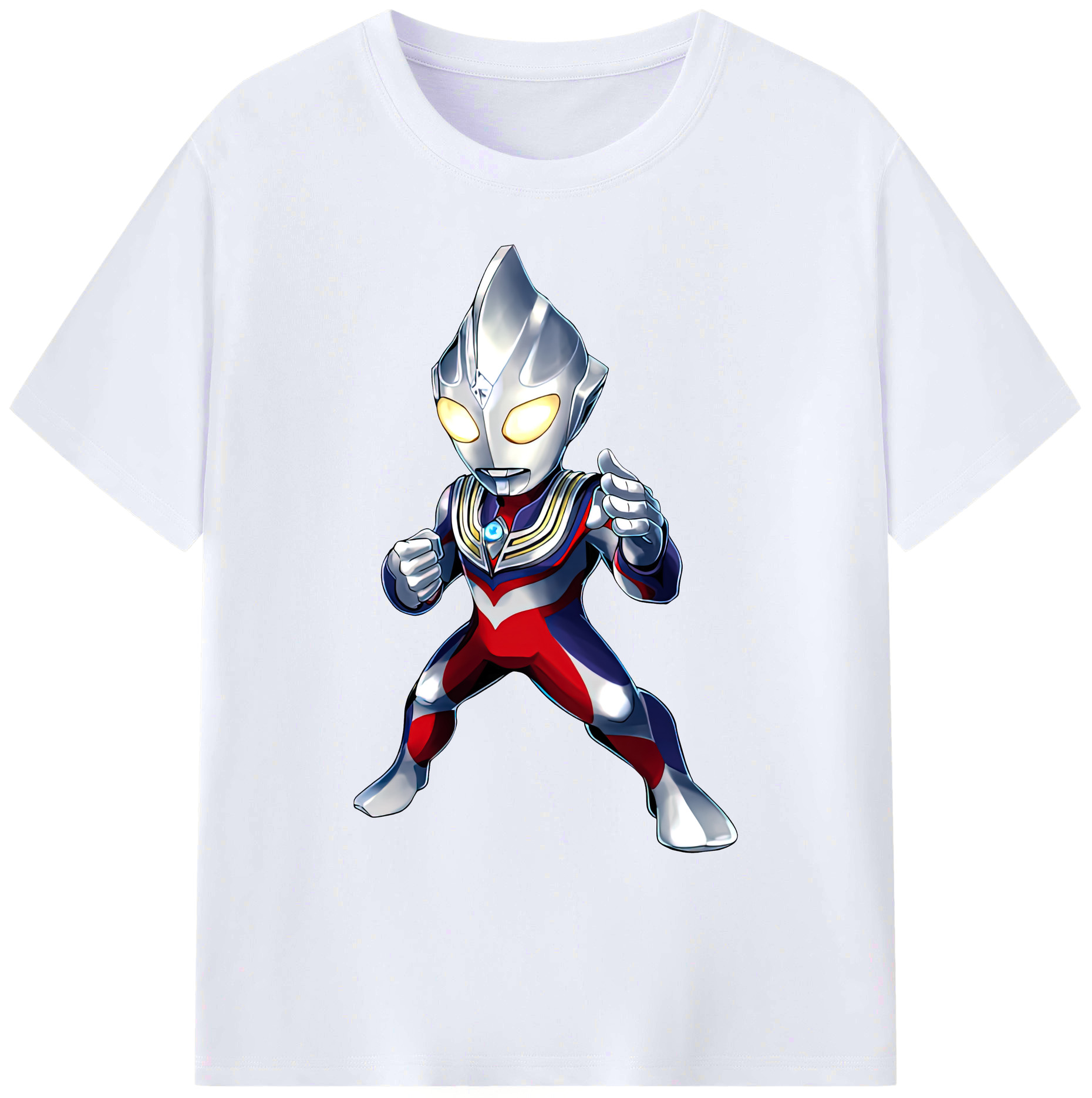 （画像用） ウルトラマン Ultraman 綿100％ メンズ半袖Tシャツ｜肌触りやわらか＆通気性