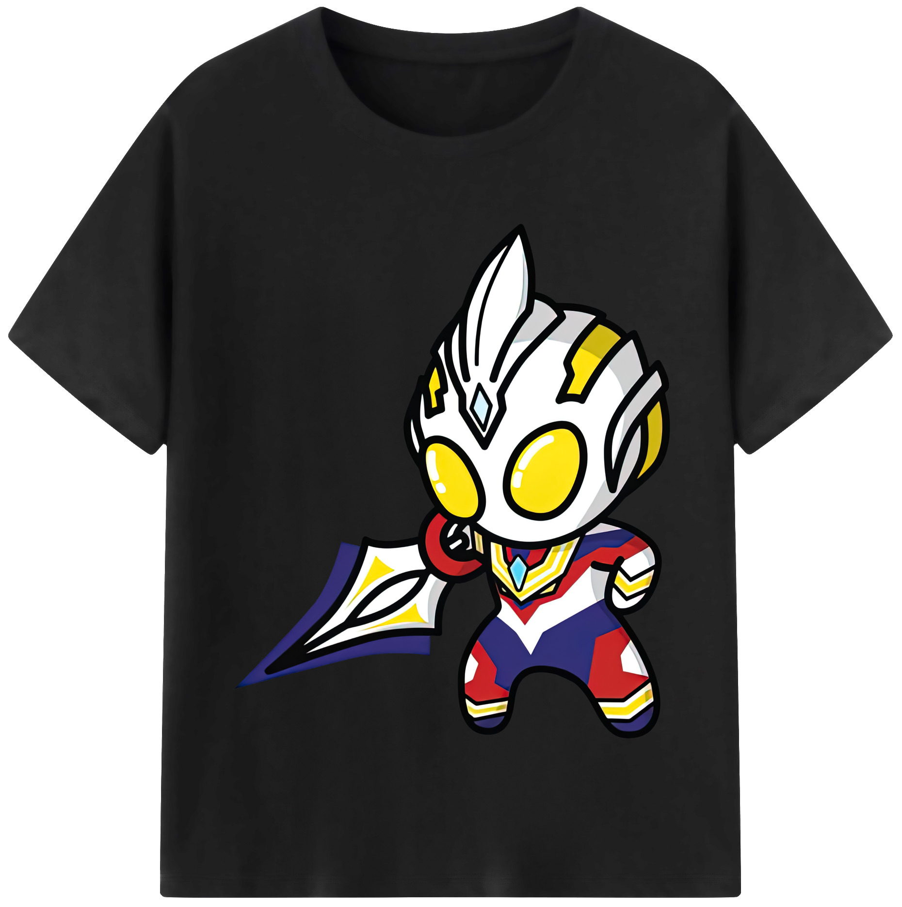 （画像用） ウルトラマン Ultraman レディースカジュアルプリントTシャツ（綿100％）