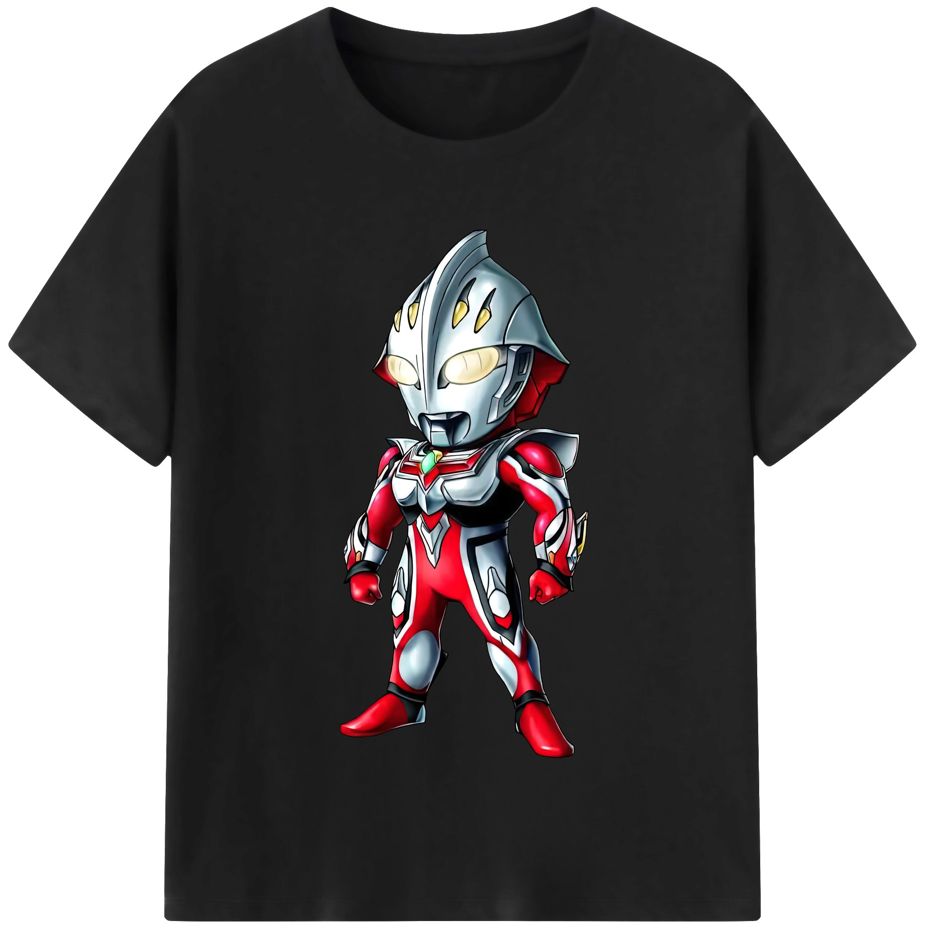 （画像用） ウルトラマン Ultraman レディースカジュアルプリントTシャツ（綿100％）