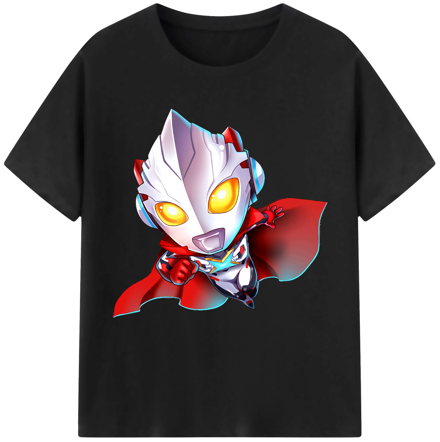 （画像用） ウルトラマン Ultraman レディースカジュアルプリントTシャツ（綿100％）