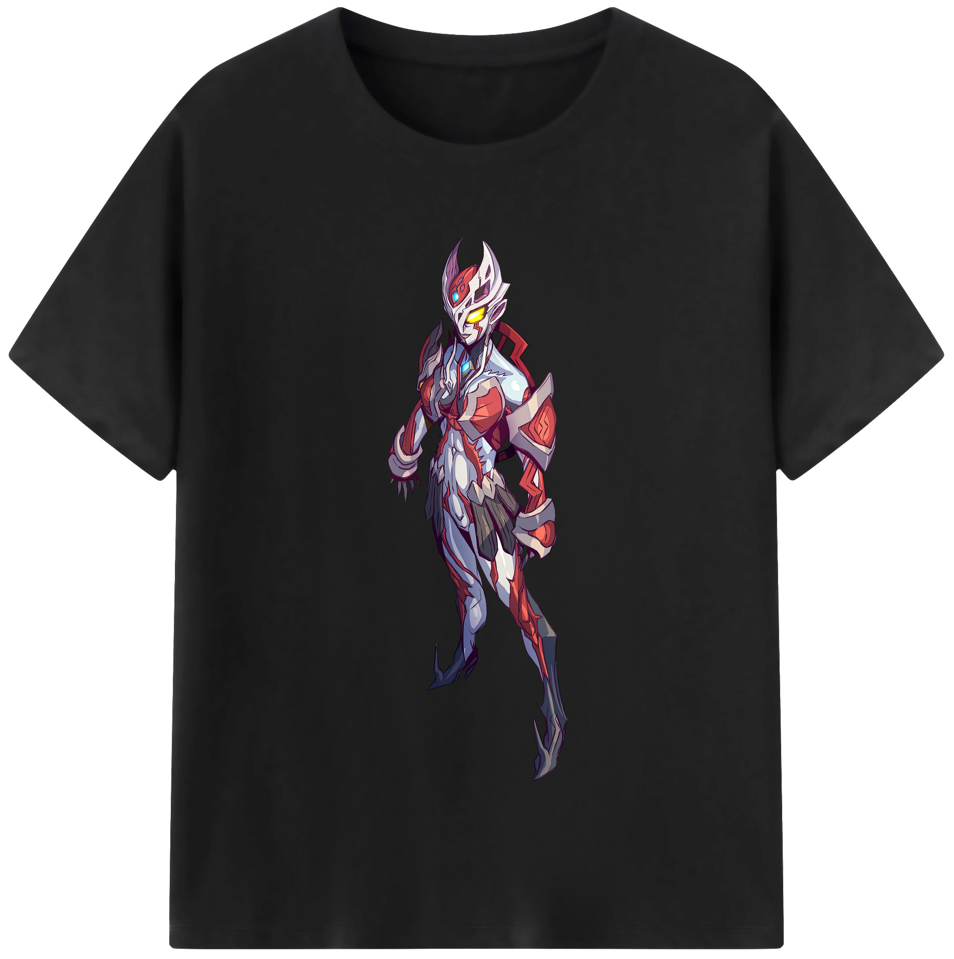 （画像用） ウルトラマン Ultraman レディースカジュアルプリントTシャツ（綿100％）