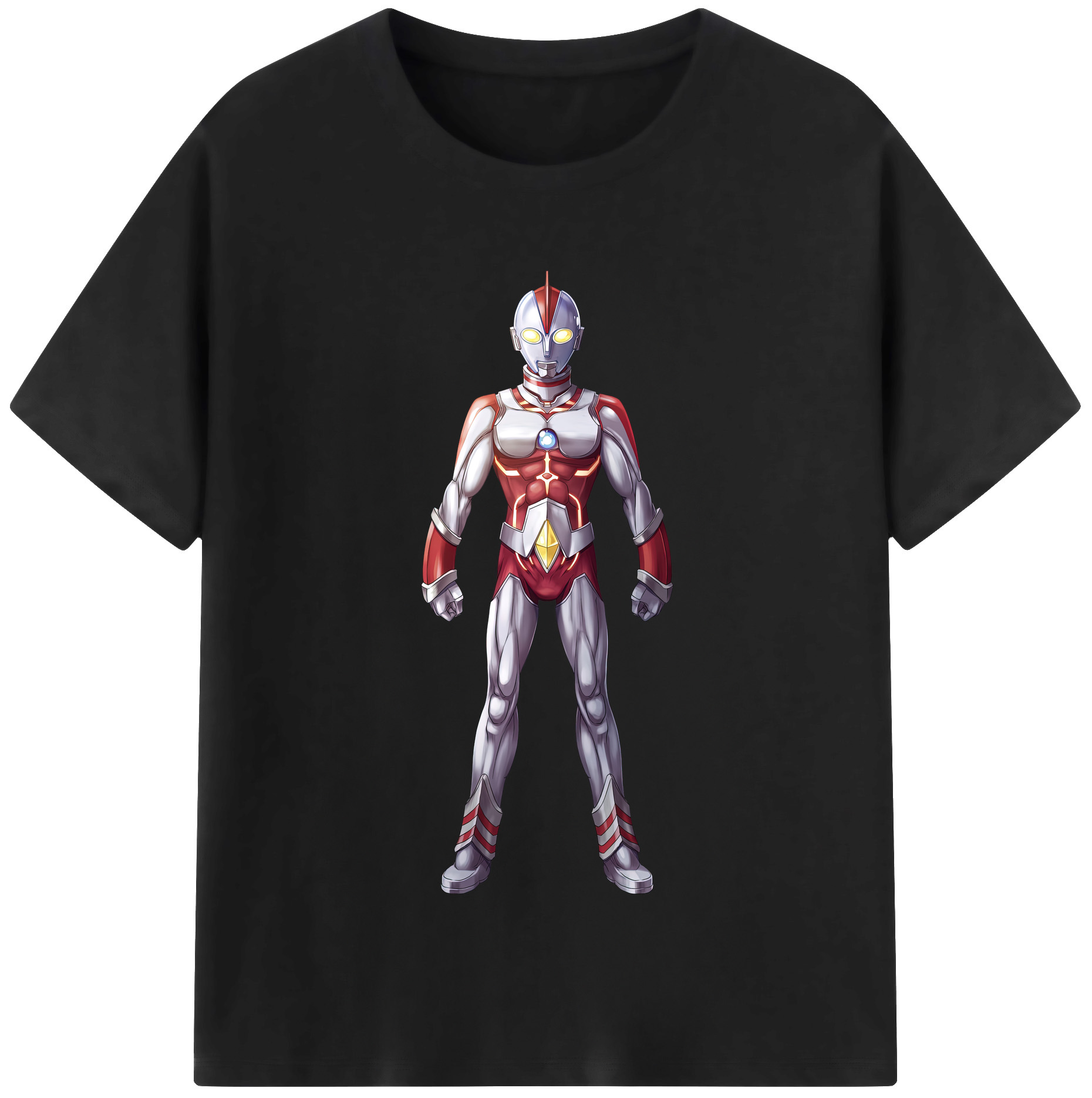 （画像用） ウルトラマン Ultraman レディースカジュアルプリントTシャツ（綿100％）