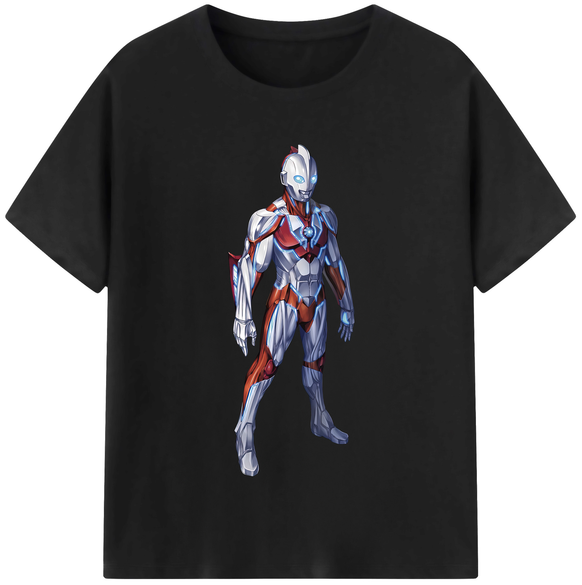 （画像用） ウルトラマン Ultraman レディースカジュアルプリントTシャツ（綿100％）