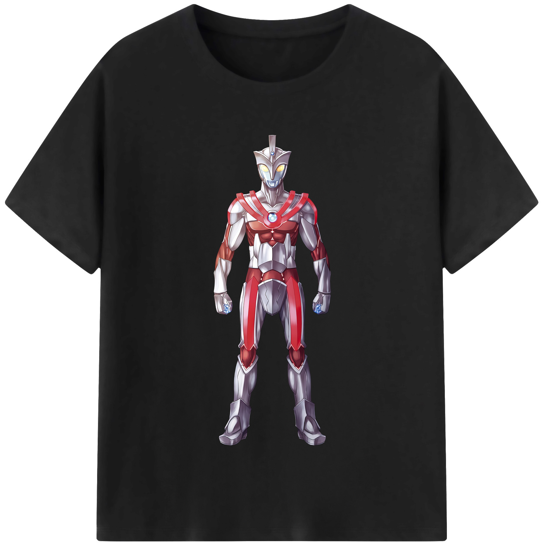 （画像用） ウルトラマン Ultraman レディースカジュアルプリントTシャツ（綿100％）