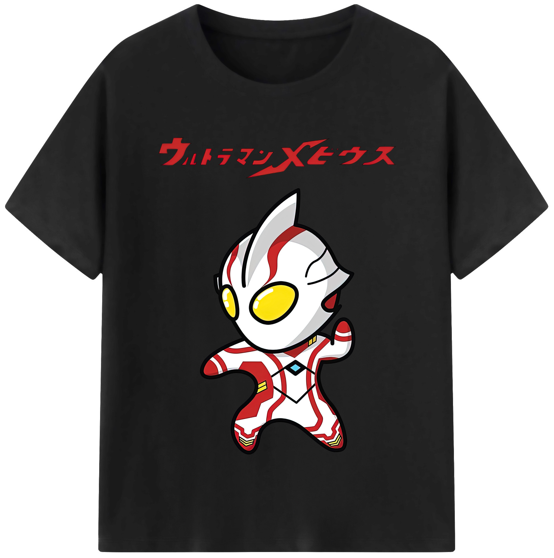 （画像用） ウルトラマン Ultraman レディースカジュアルプリントTシャツ（綿100％）