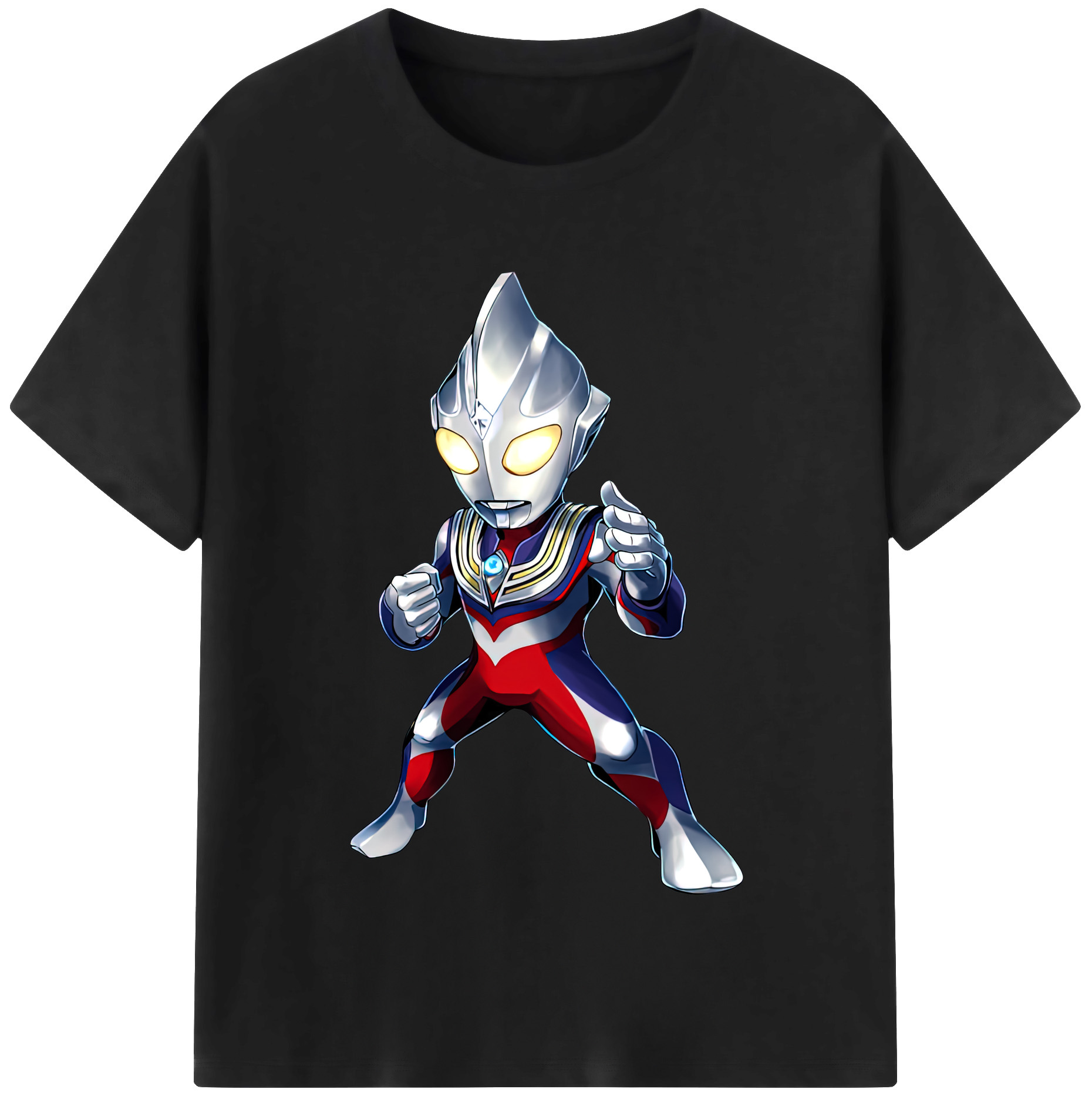 （画像用） ウルトラマン Ultraman レディースカジュアルプリントTシャツ（綿100％）