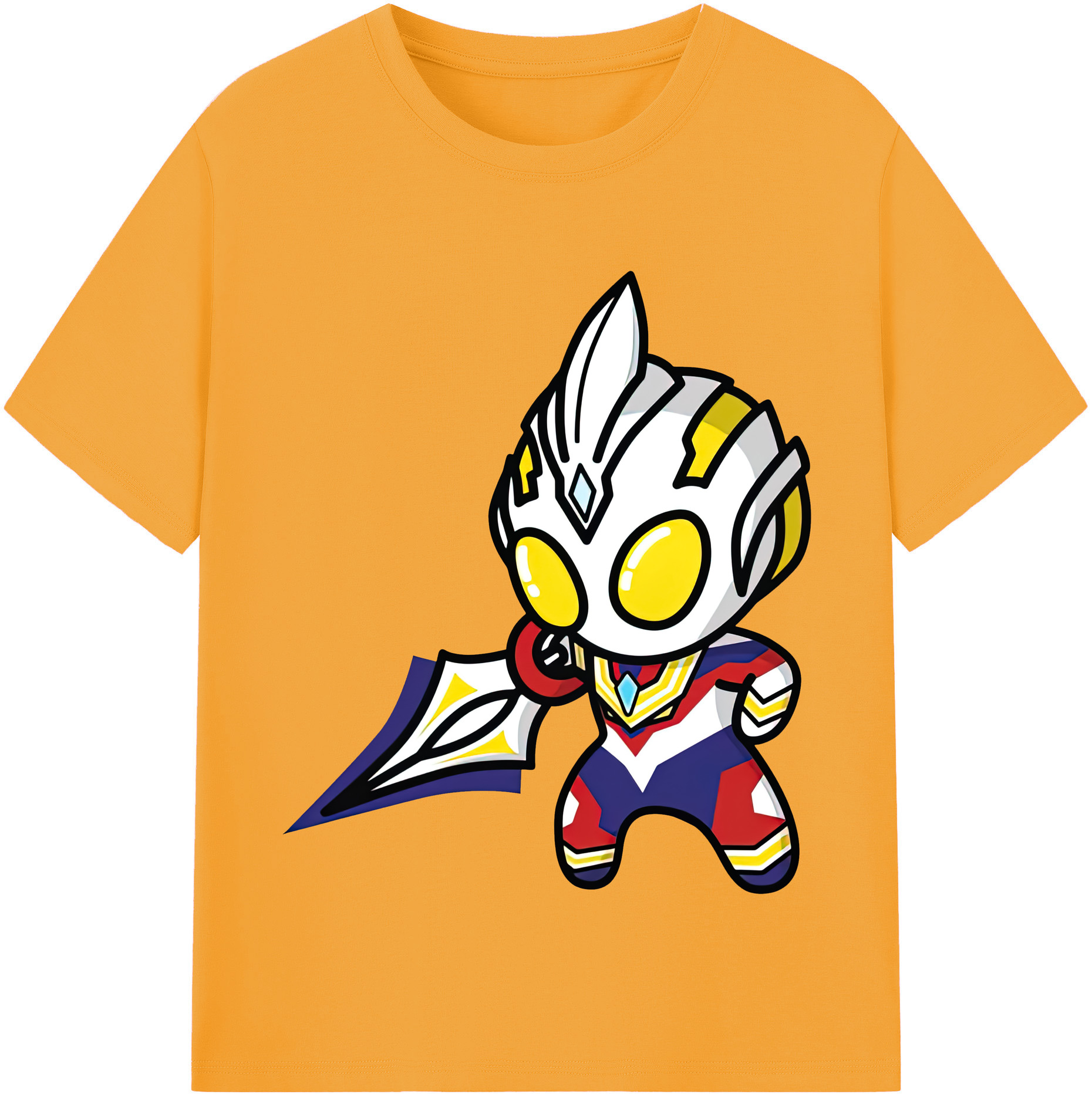 （画像用） ウルトラマン Ultraman レディースカジュアルプリントTシャツ（綿100％）