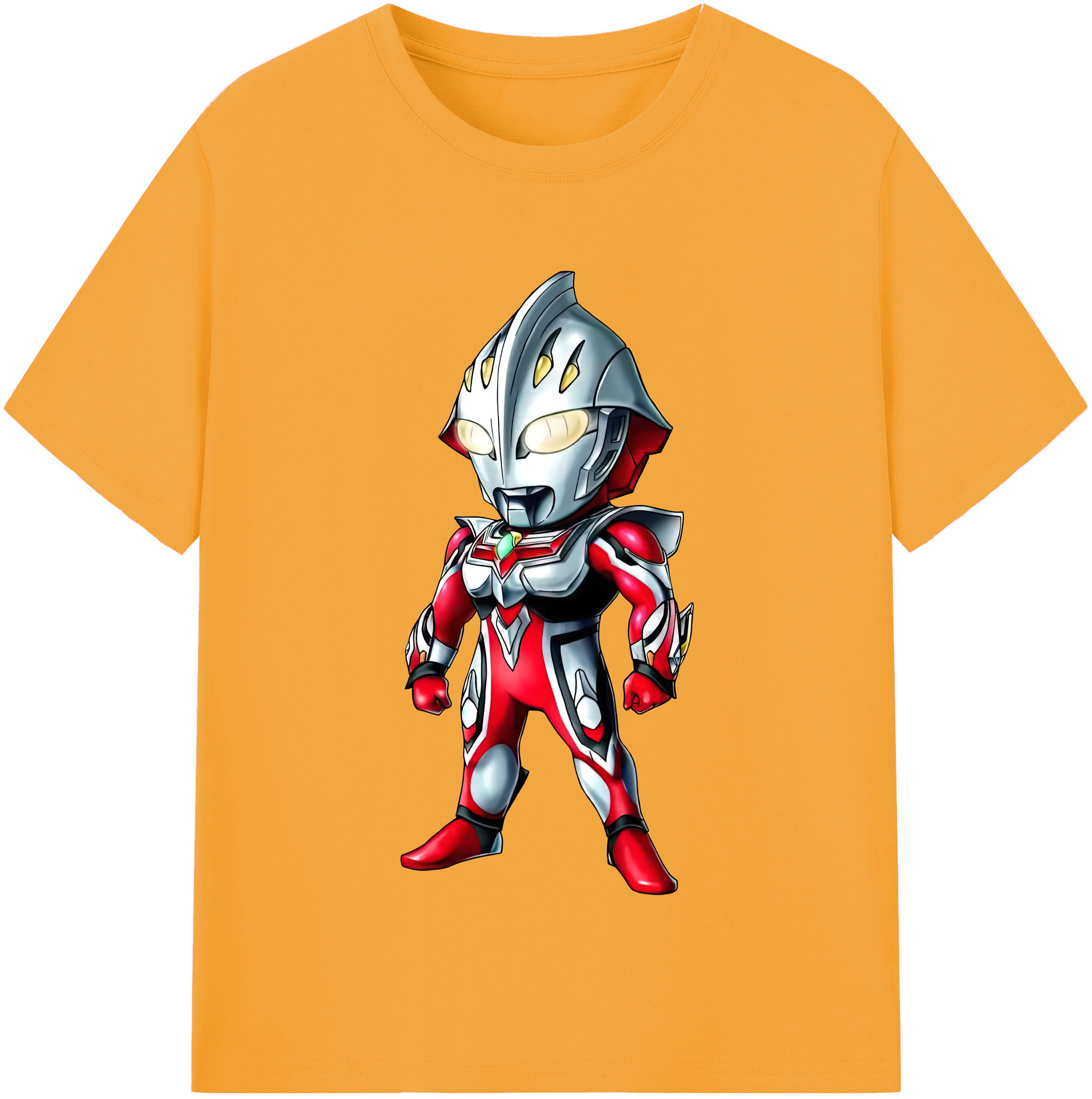 （画像用） ウルトラマン Ultraman レディースカジュアルプリントTシャツ（綿100％）