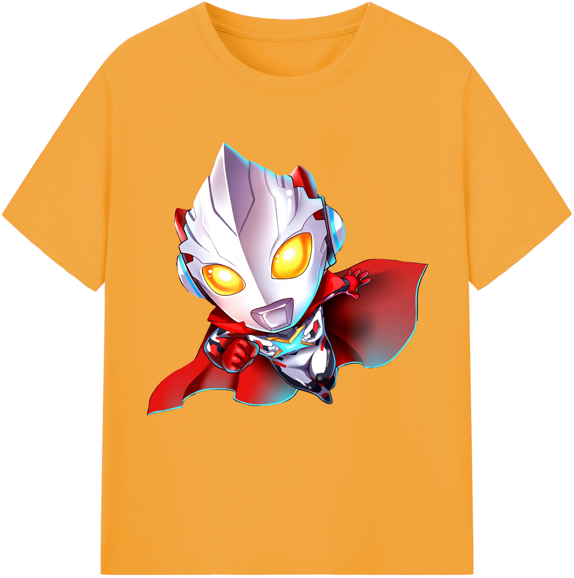 （画像用） ウルトラマン Ultraman レディースカジュアルプリントTシャツ（綿100％）
