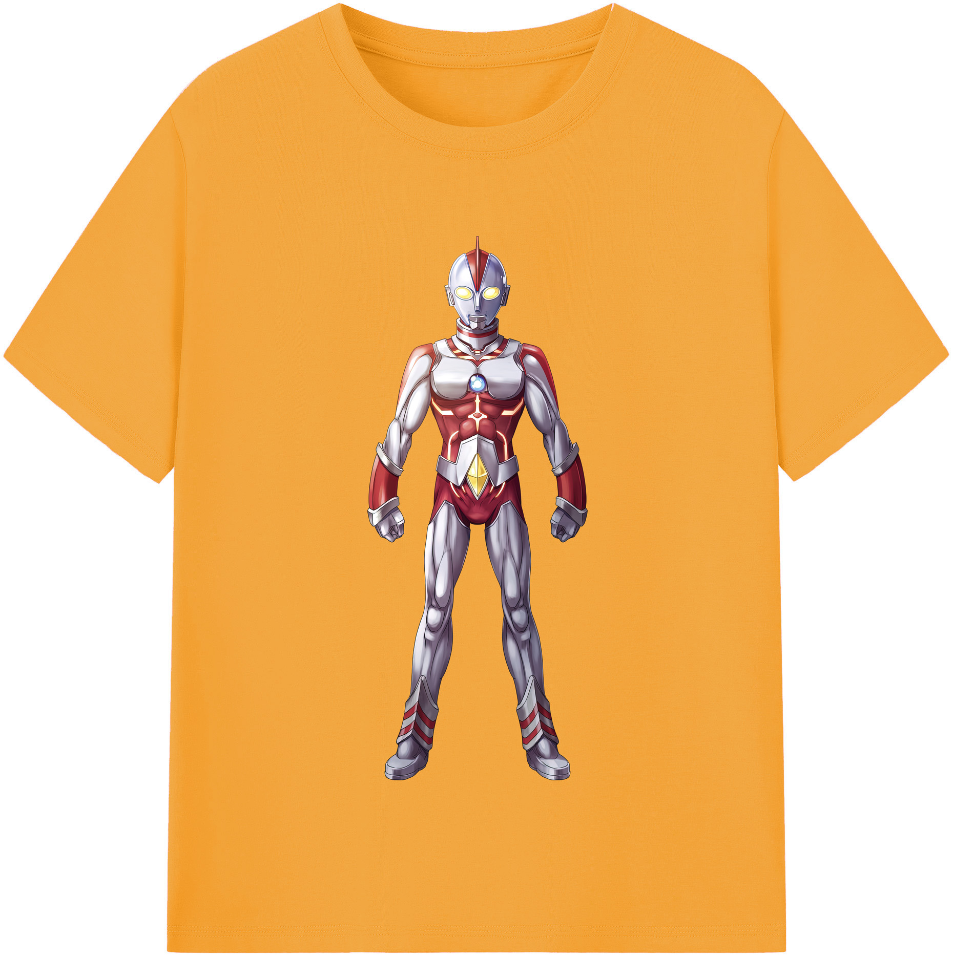 （画像用） ウルトラマン Ultraman レディースカジュアルプリントTシャツ（綿100％）