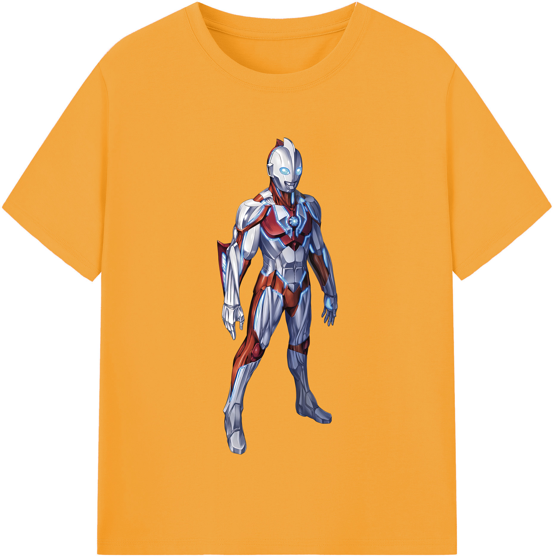 （画像用） ウルトラマン Ultraman レディースカジュアルプリントTシャツ（綿100％）