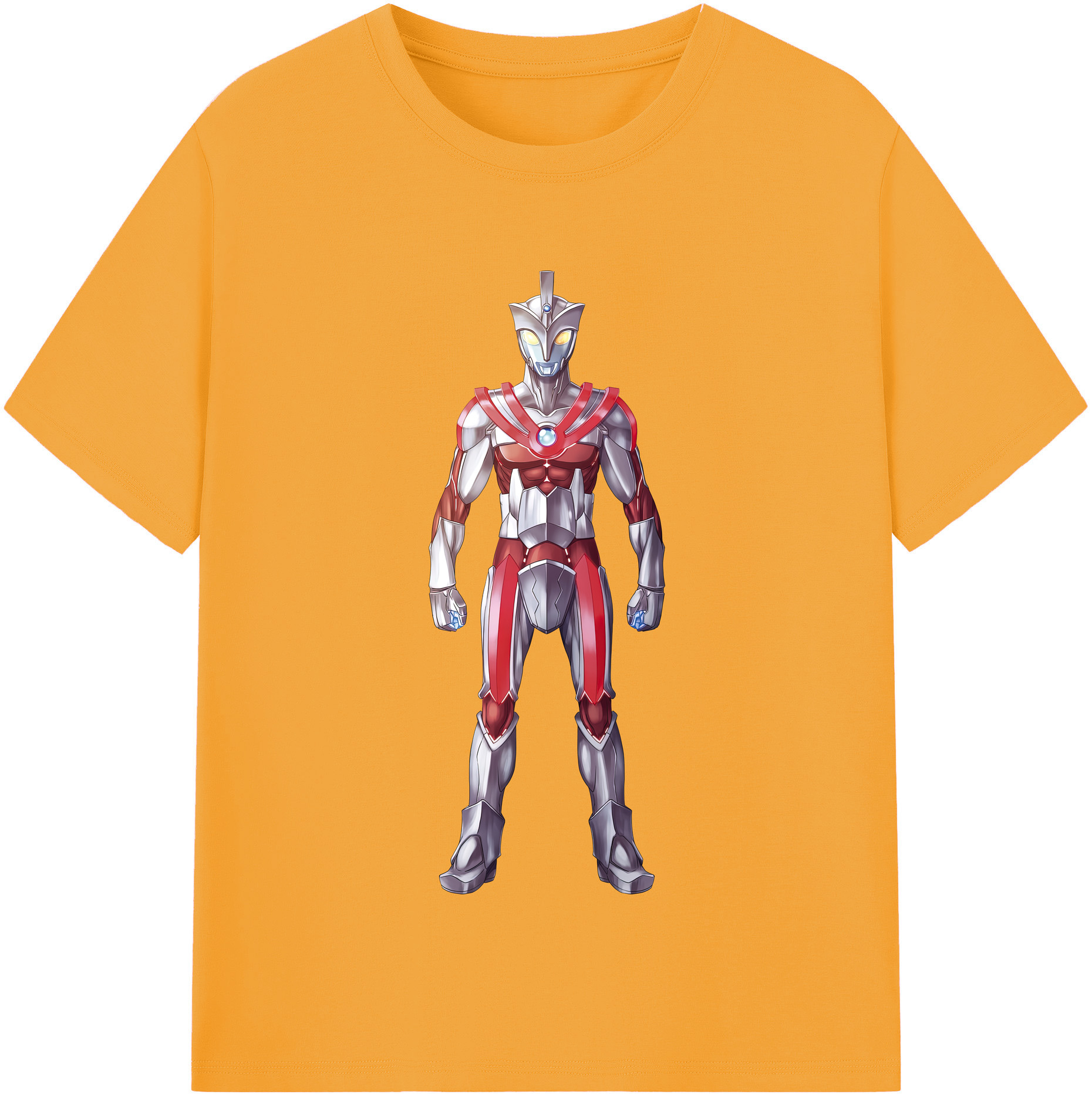 （画像用） ウルトラマン Ultraman レディースカジュアルプリントTシャツ（綿100％）