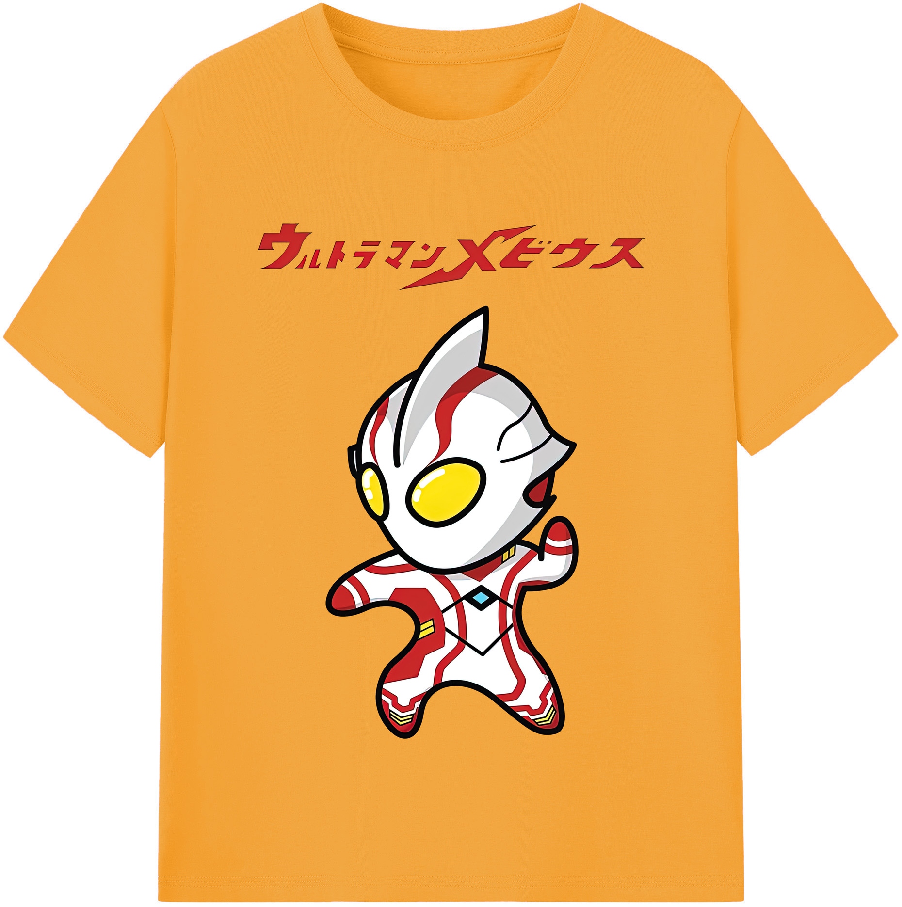 （画像用） ウルトラマン Ultraman レディースカジュアルプリントTシャツ（綿100％）