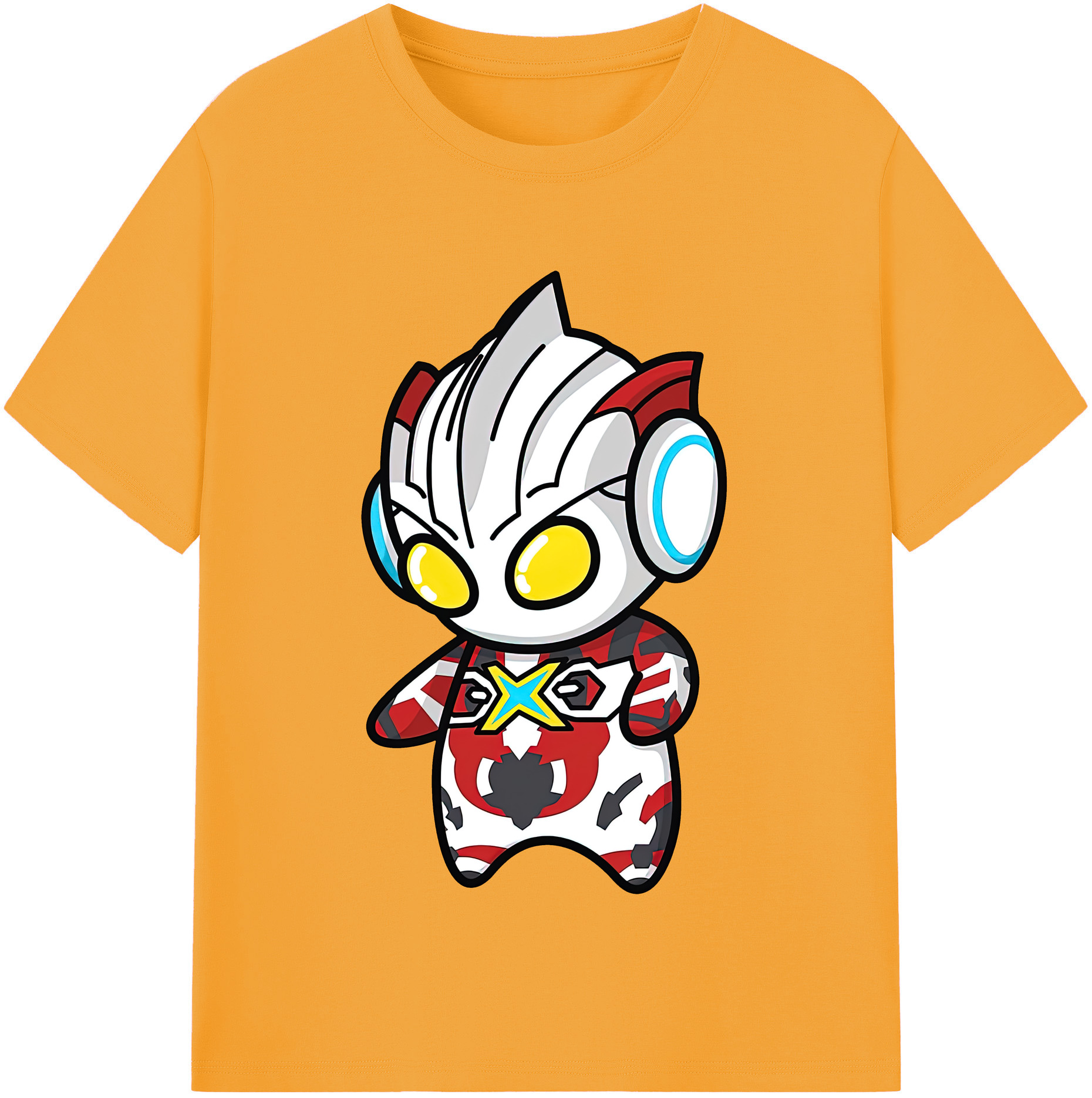 （画像用） ウルトラマン Ultraman レディースカジュアルプリントTシャツ（綿100％）