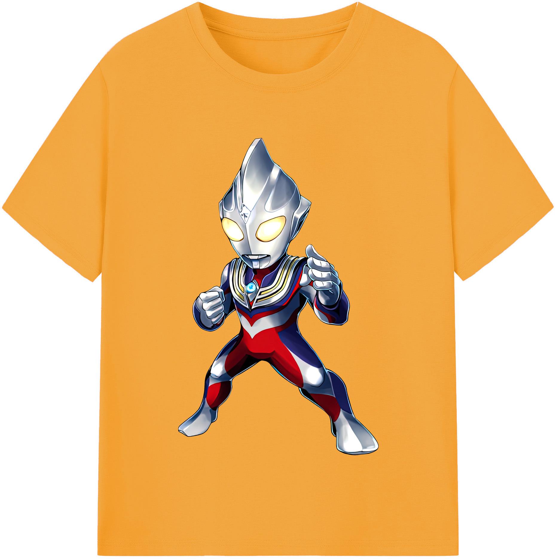 （画像用） ウルトラマン Ultraman レディースカジュアルプリントTシャツ（綿100％）
