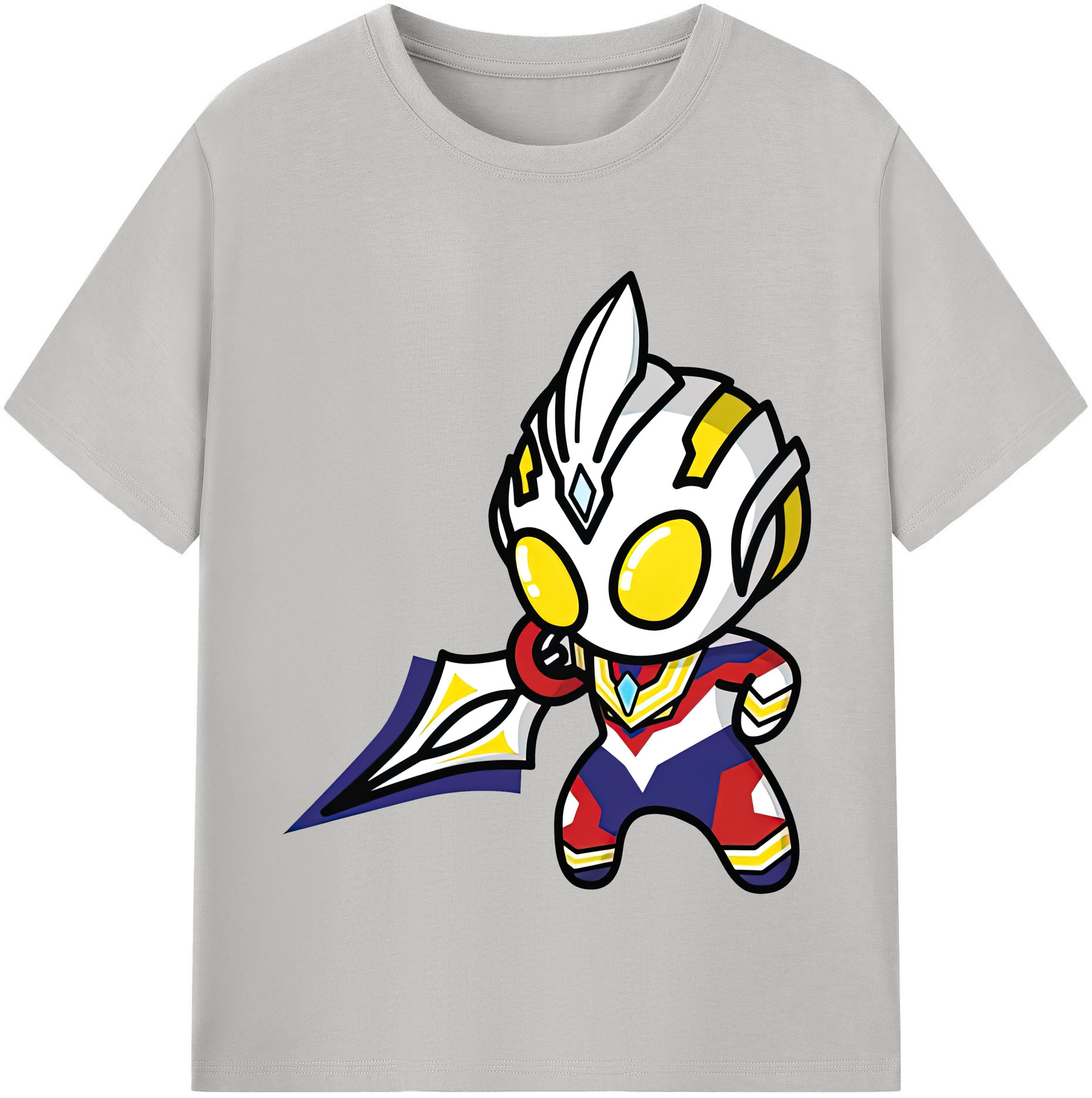 （画像用） ウルトラマン Ultraman レディースカジュアルプリントTシャツ（綿100％）