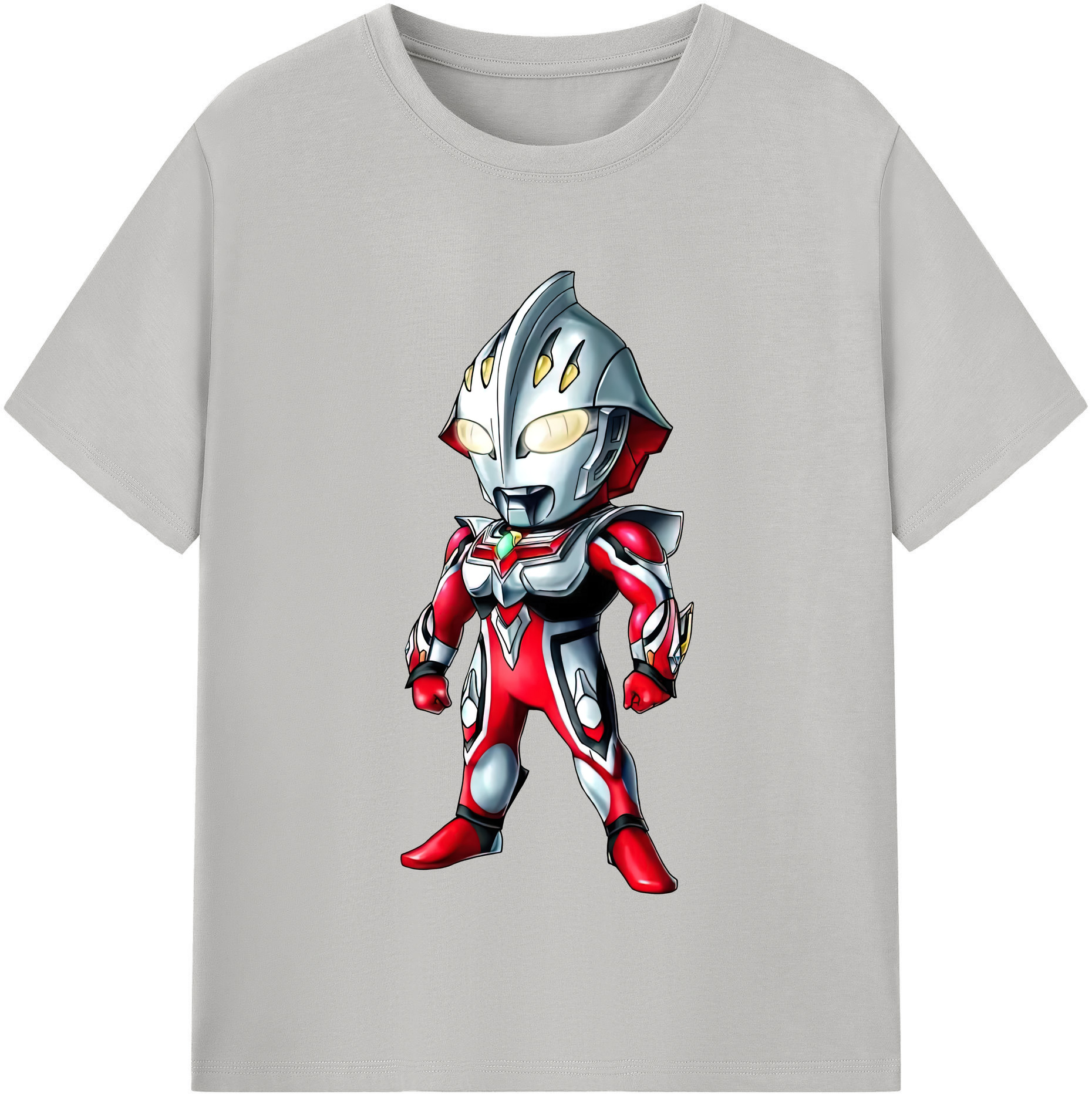 （画像用） ウルトラマン Ultraman レディースカジュアルプリントTシャツ（綿100％）