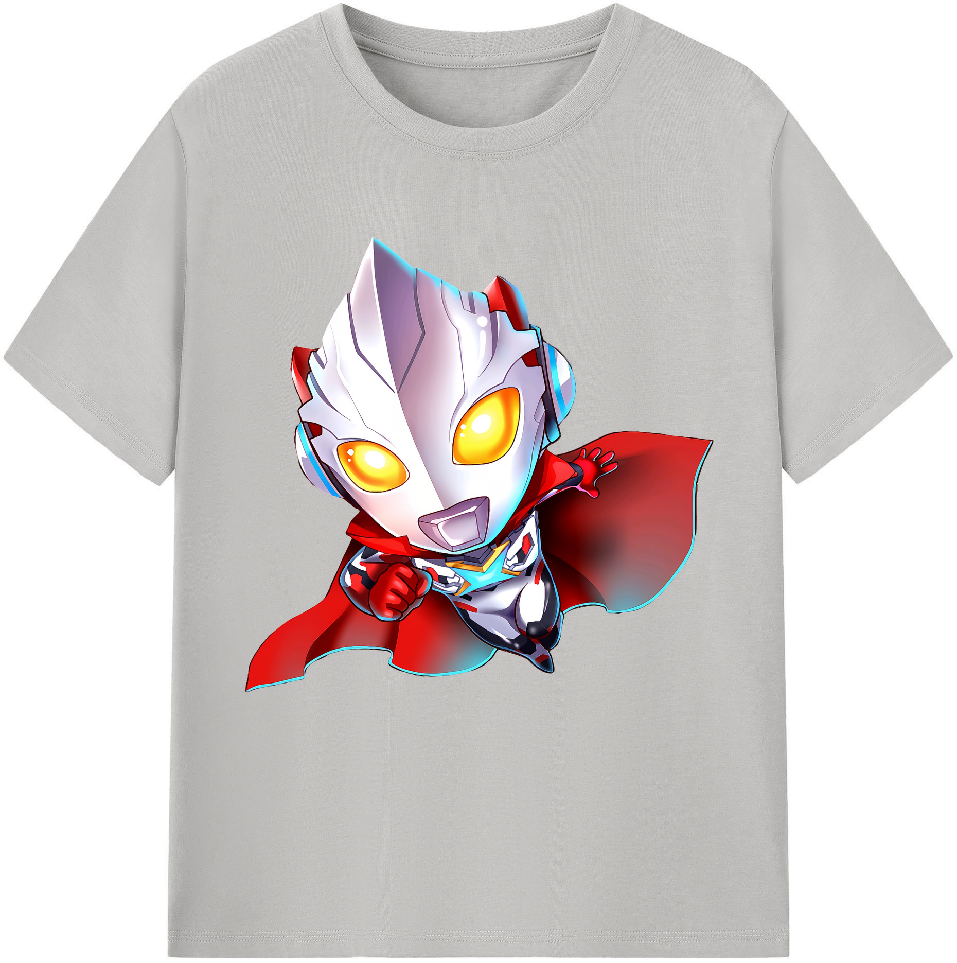 （画像用） ウルトラマン Ultraman レディースカジュアルプリントTシャツ（綿100％）