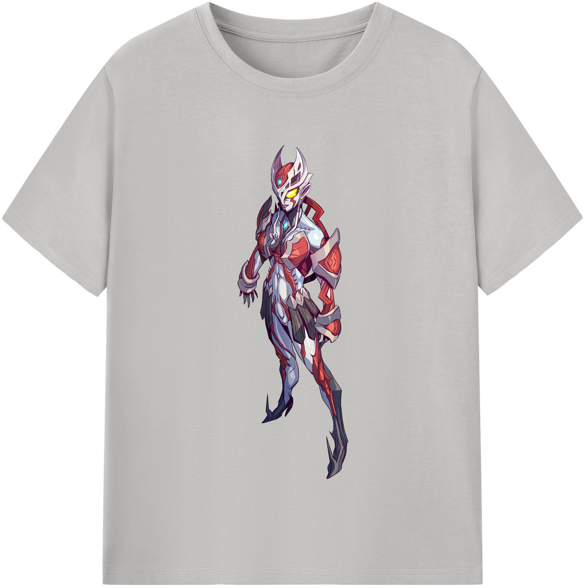 （画像用） ウルトラマン Ultraman レディースカジュアルプリントTシャツ（綿100％）