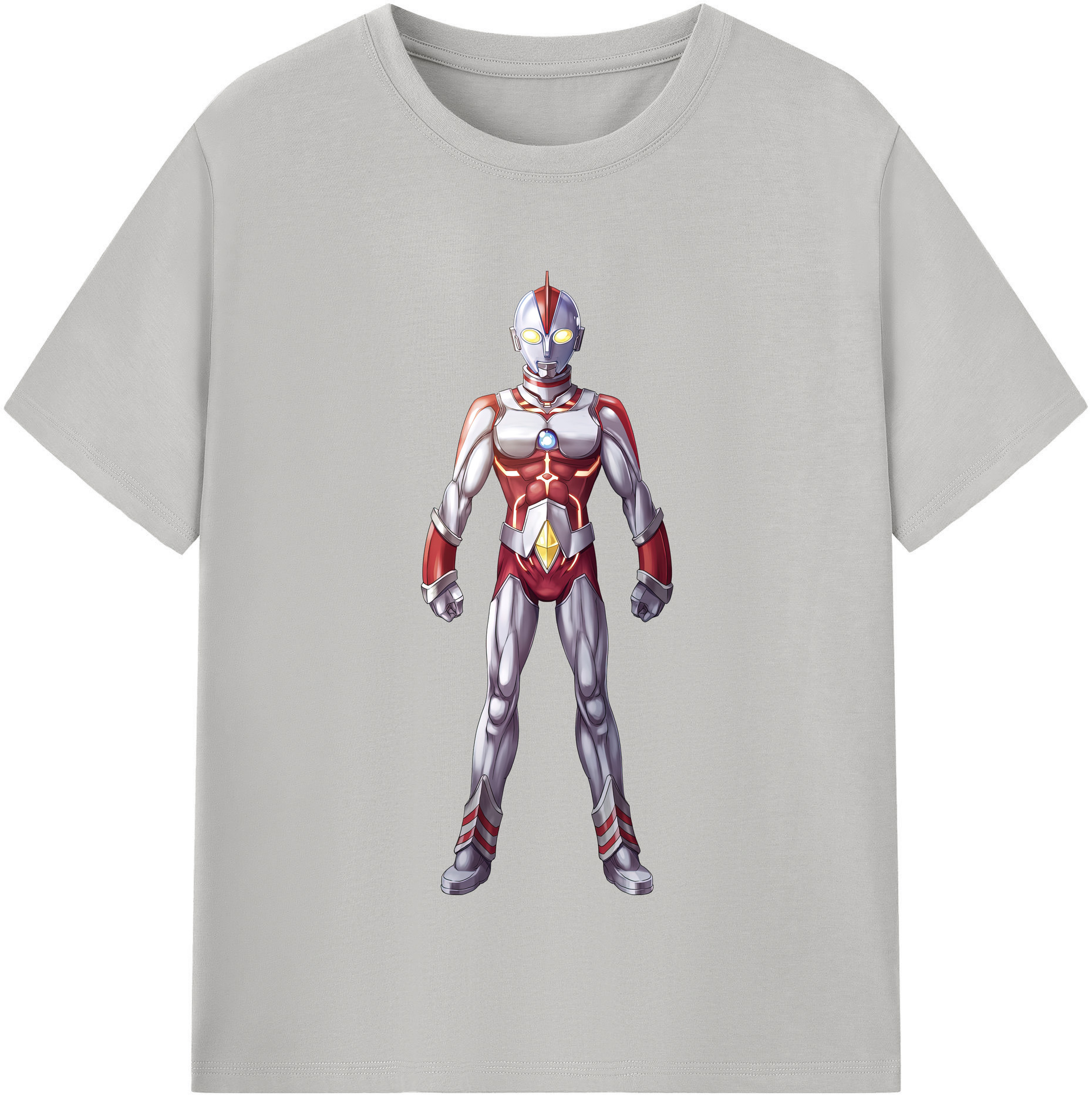 （画像用） ウルトラマン Ultraman レディースカジュアルプリントTシャツ（綿100％）