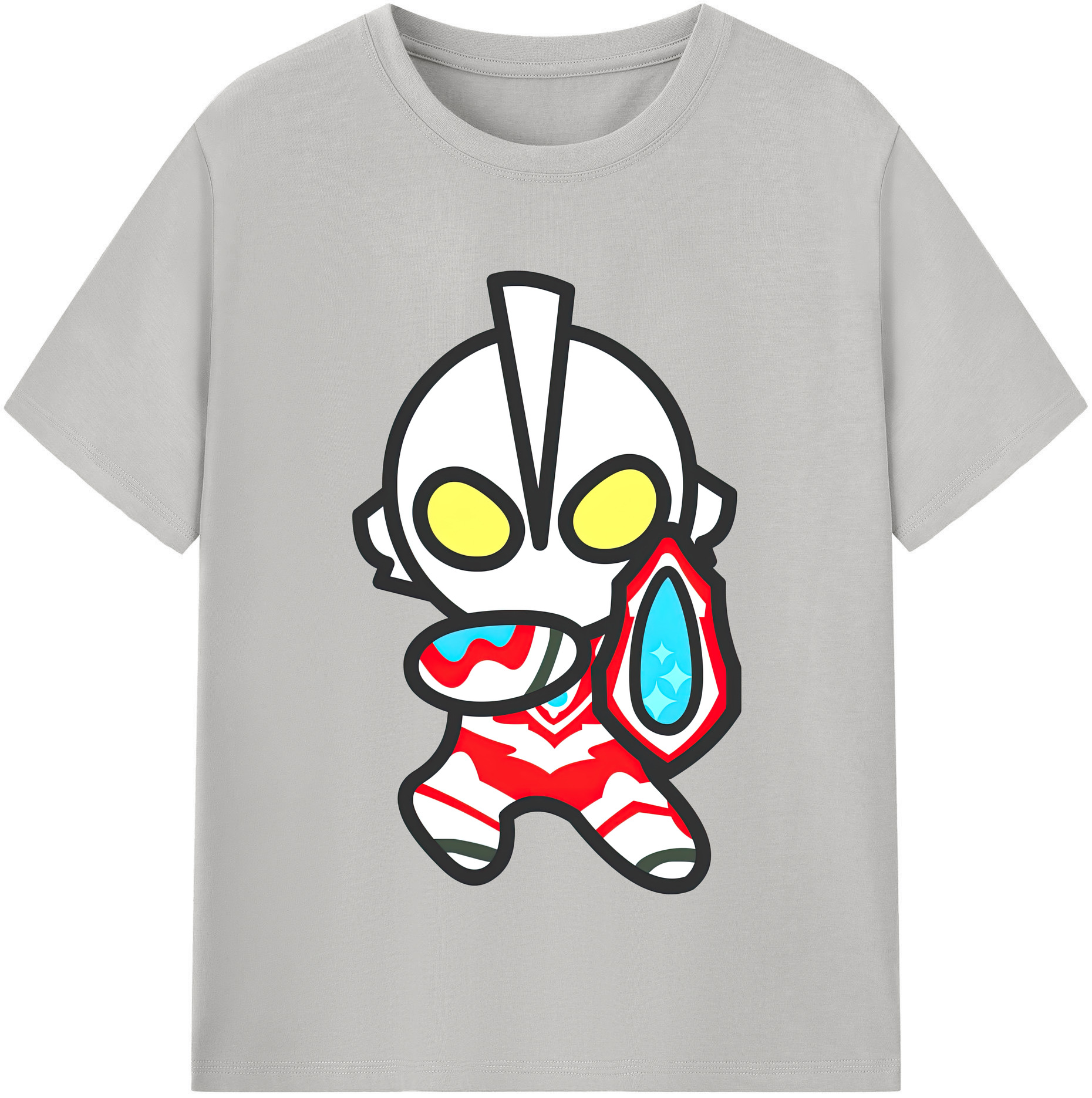 （画像用） ウルトラマン Ultraman レディースカジュアルプリントTシャツ（綿100％）