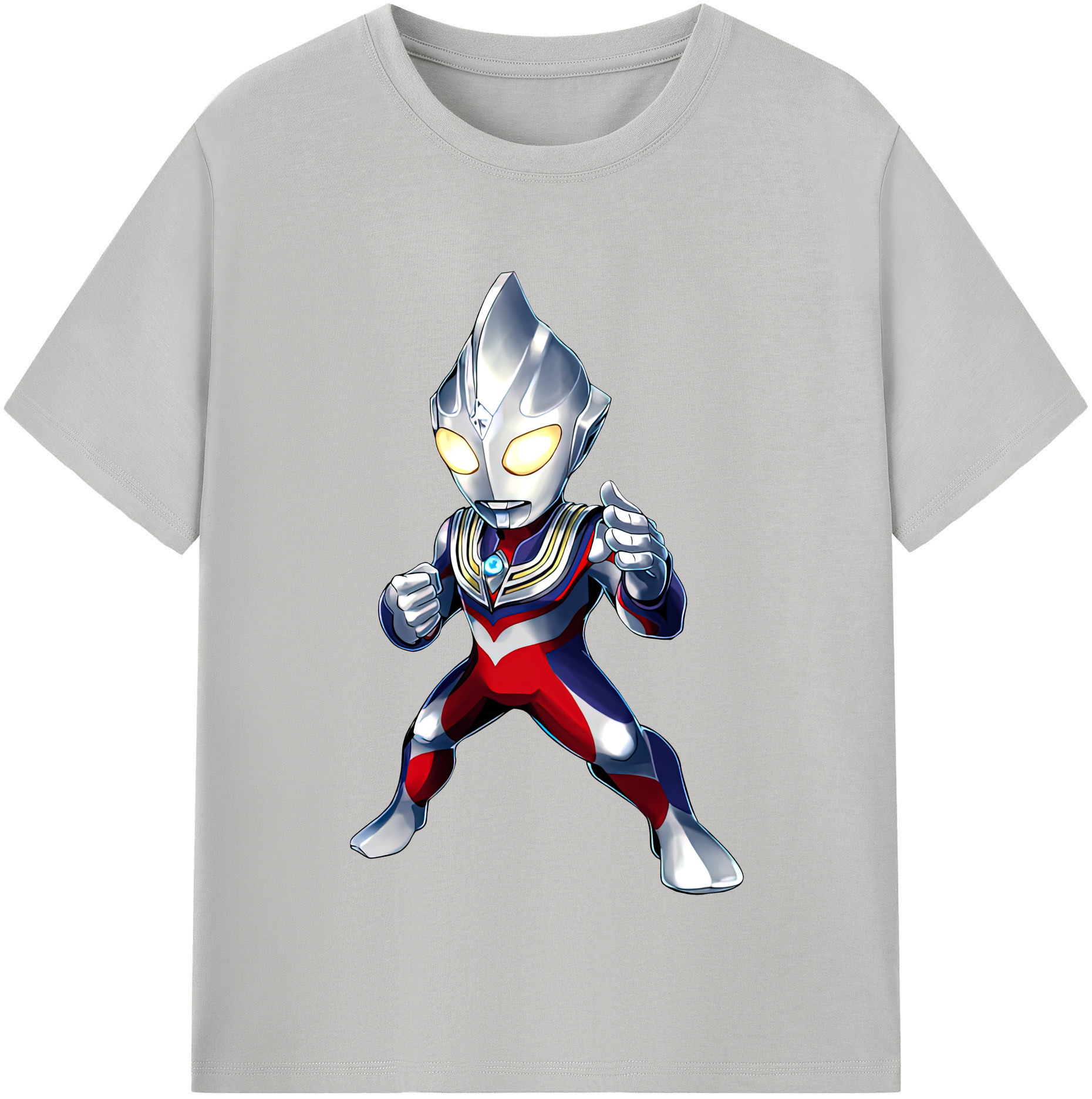（画像用） ウルトラマン Ultraman レディースカジュアルプリントTシャツ（綿100％）