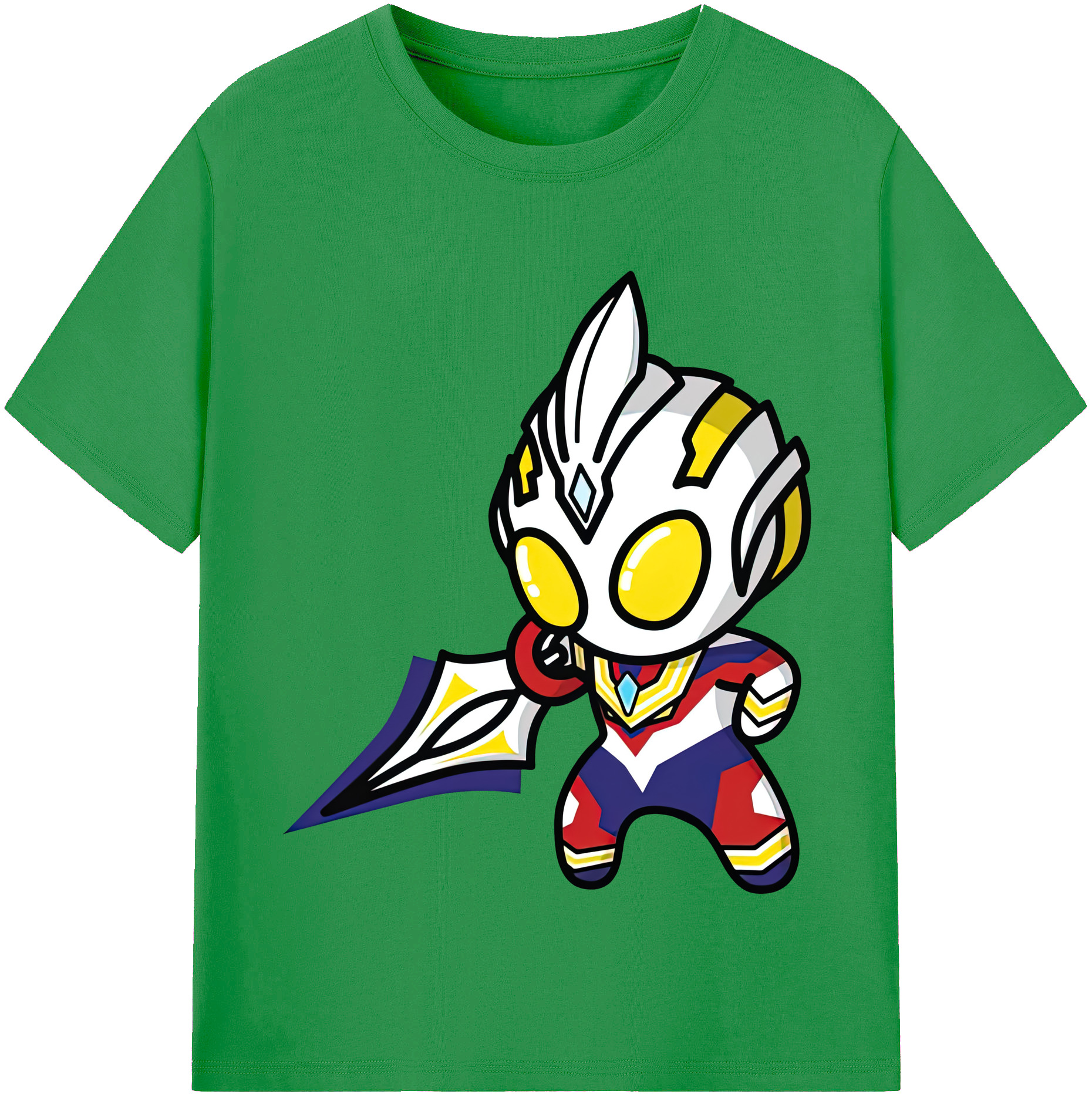 （画像用） ウルトラマン Ultraman レディースカジュアルプリントTシャツ（綿100％）
