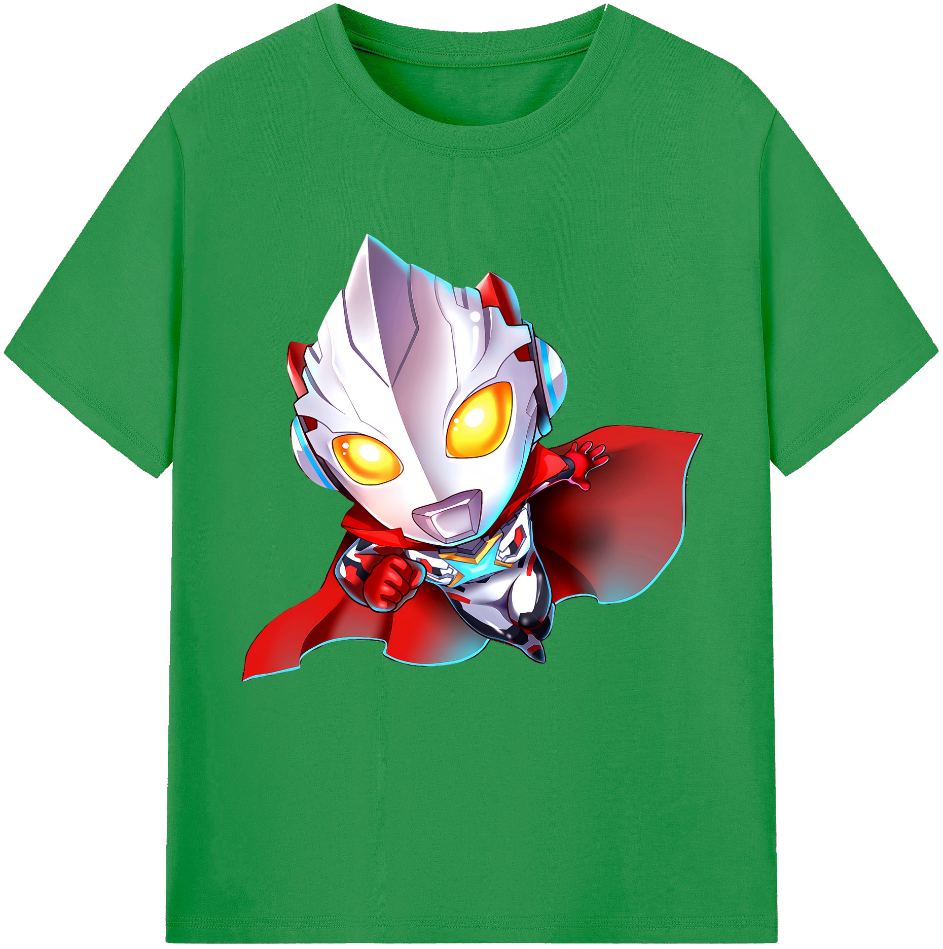 （画像用） ウルトラマン Ultraman レディースカジュアルプリントTシャツ（綿100％）