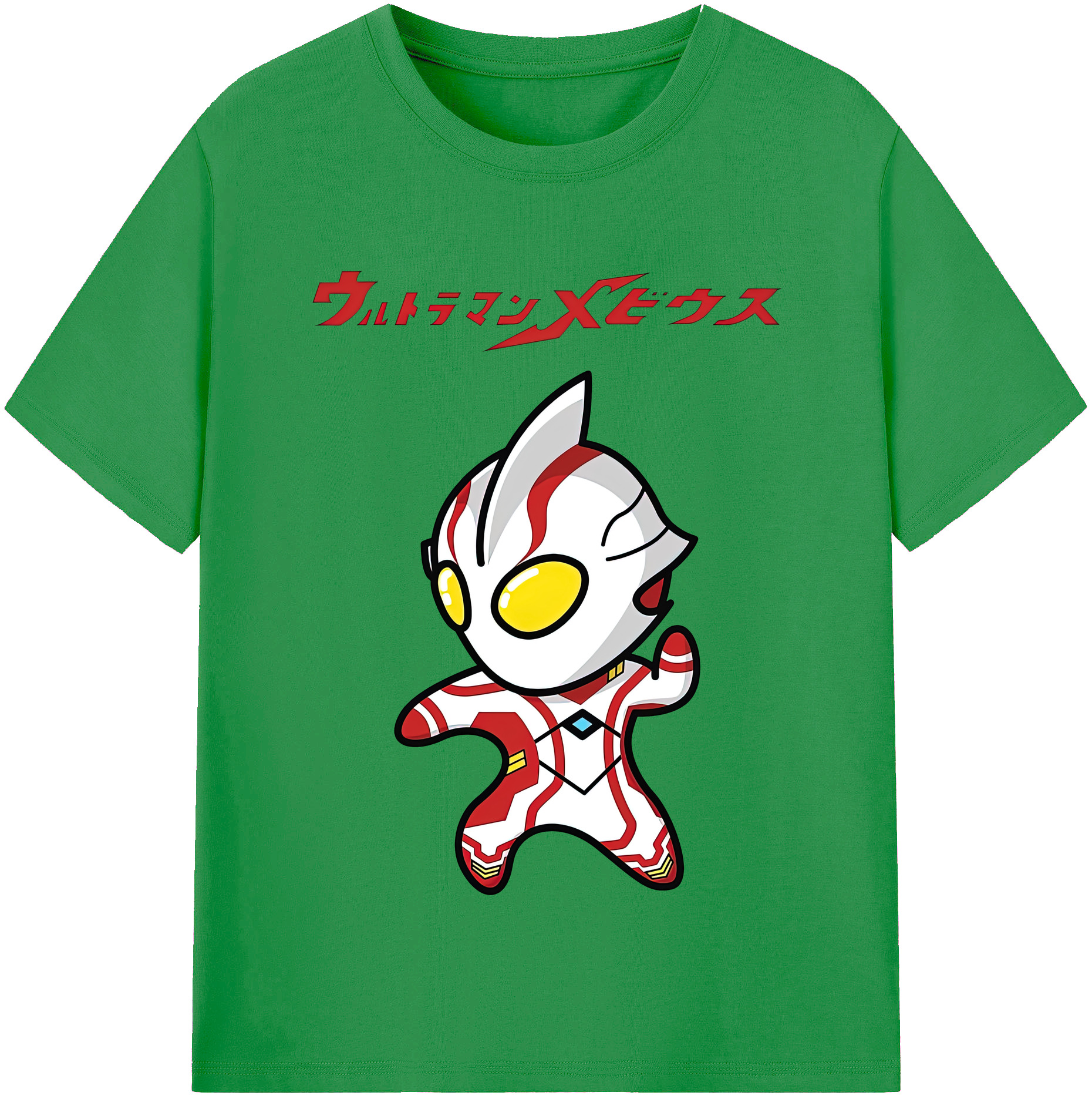（画像用） ウルトラマン Ultraman レディースカジュアルプリントTシャツ（綿100％）