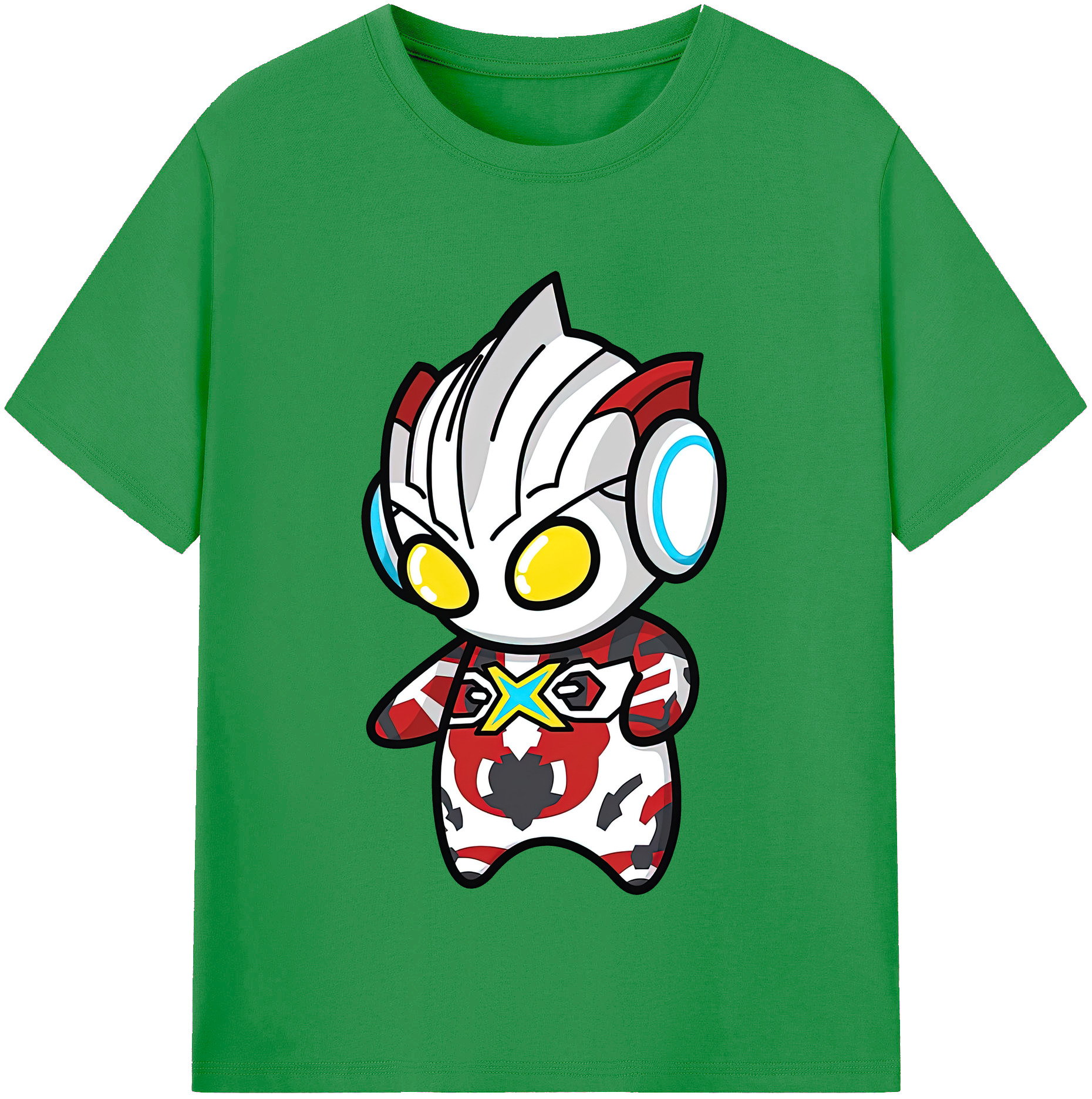 （画像用） ウルトラマン Ultraman レディースカジュアルプリントTシャツ（綿100％）