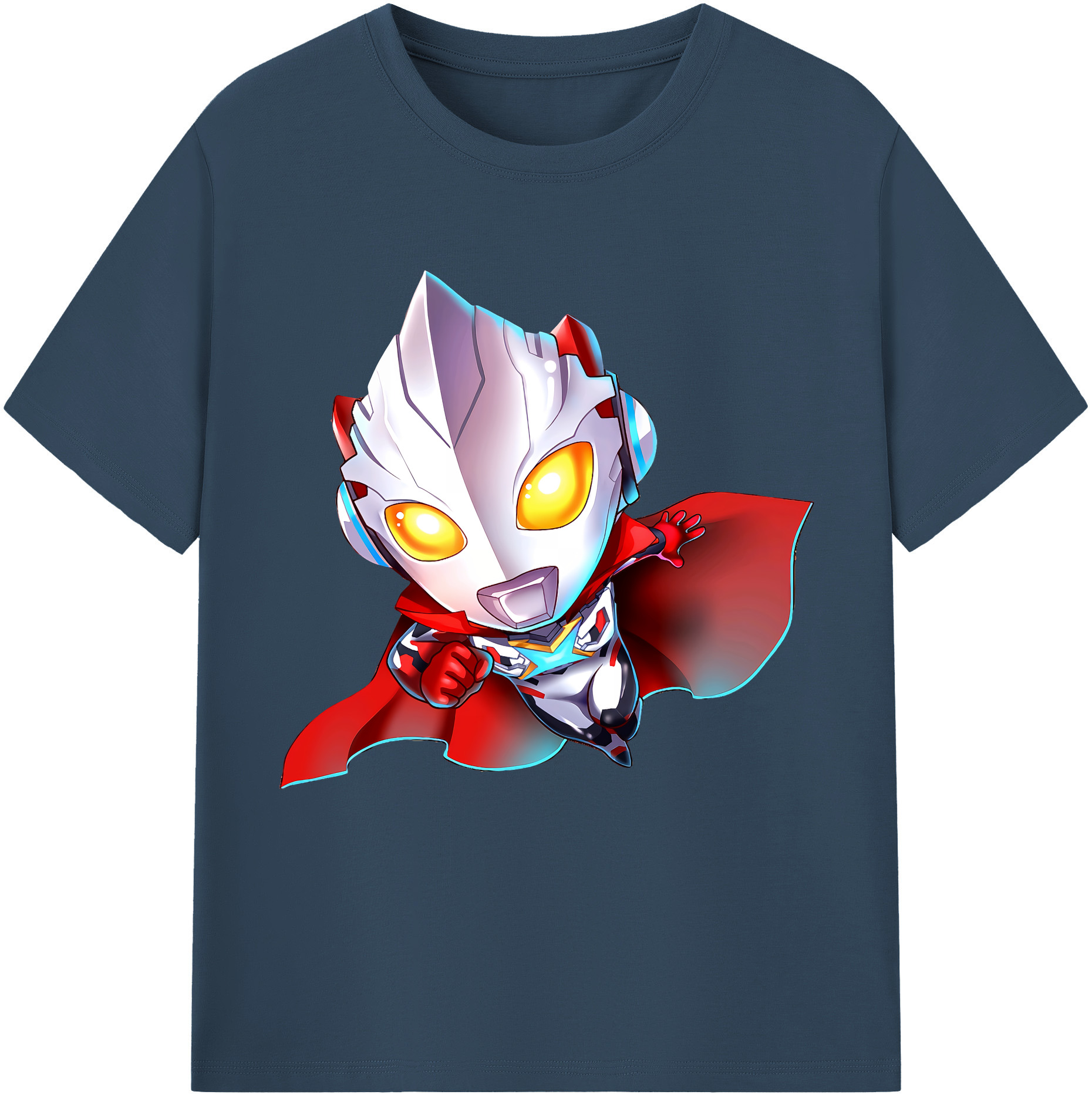 （画像用） ウルトラマン Ultraman レディースカジュアルプリントTシャツ（綿100％）