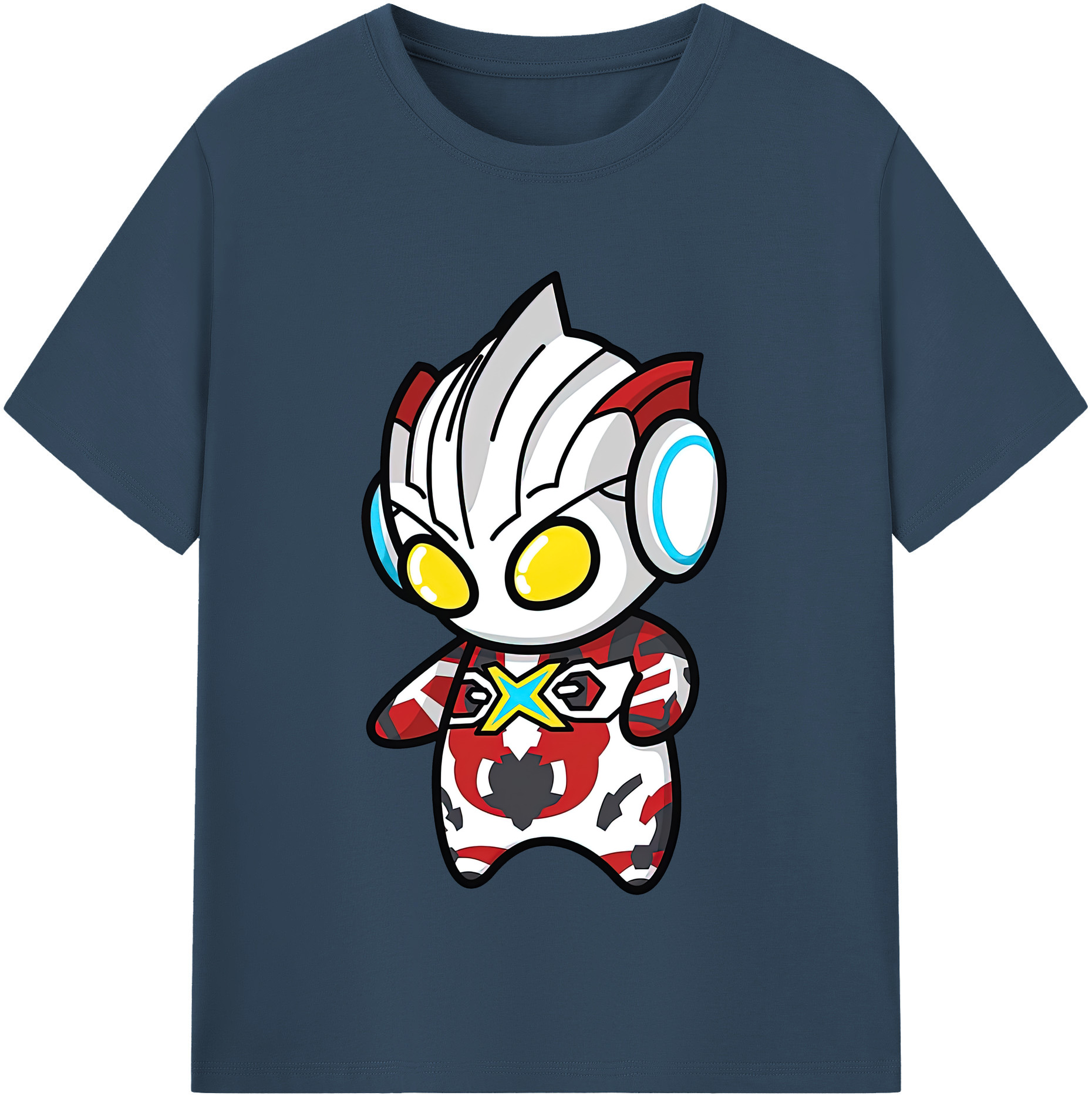 （画像用） ウルトラマン Ultraman レディースカジュアルプリントTシャツ（綿100％）