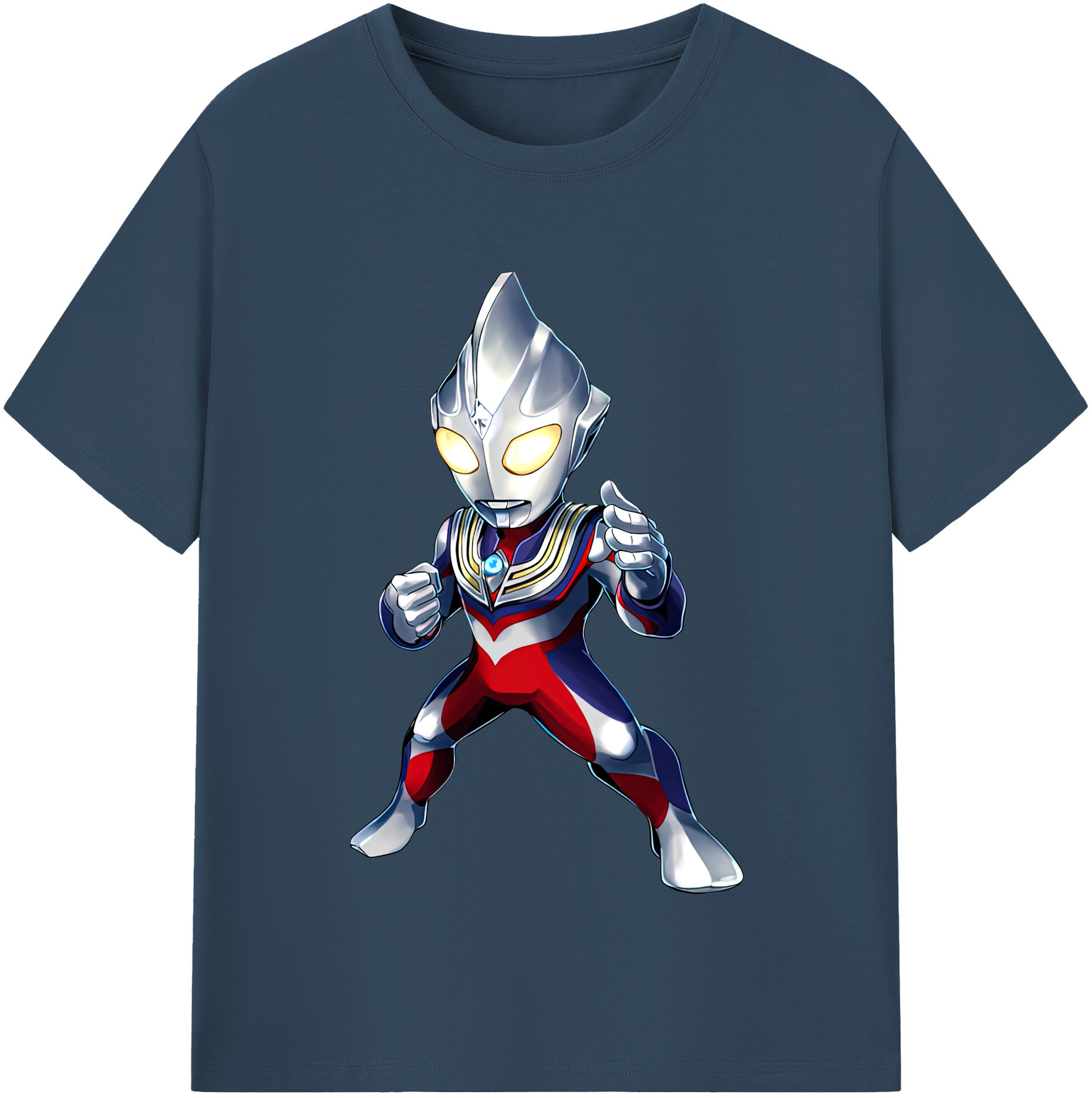 （画像用） ウルトラマン Ultraman レディースカジュアルプリントTシャツ（綿100％）