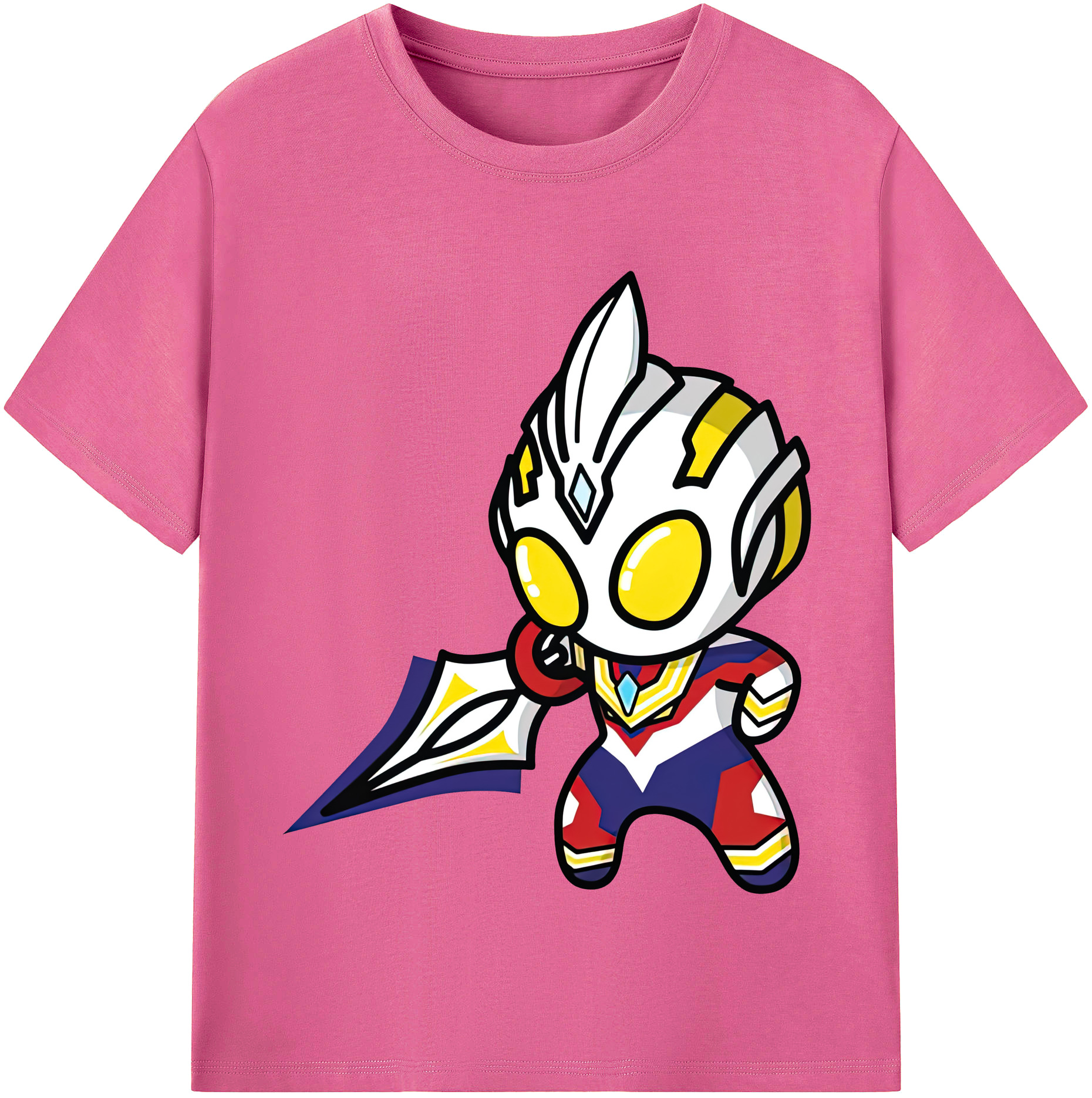 （画像用） ウルトラマン Ultraman レディースカジュアルプリントTシャツ（綿100％）