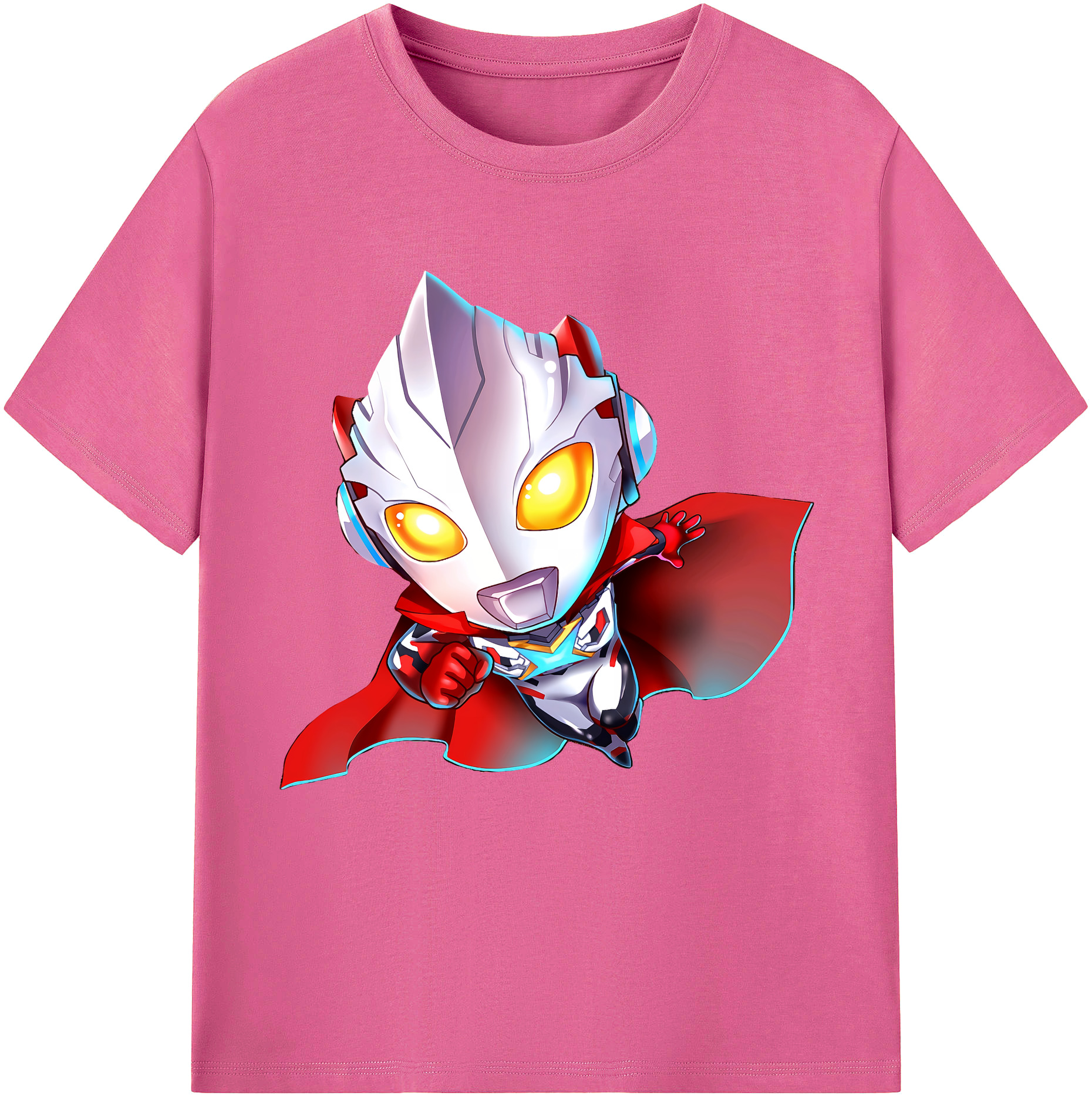 （画像用） ウルトラマン Ultraman レディースカジュアルプリントTシャツ（綿100％）