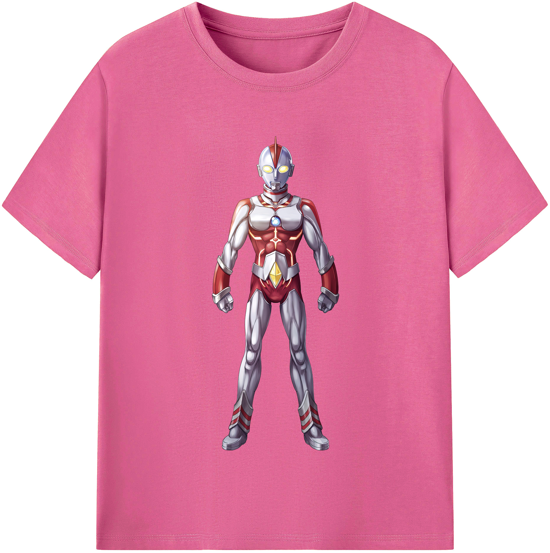 （画像用） ウルトラマン Ultraman レディースカジュアルプリントTシャツ（綿100％）
