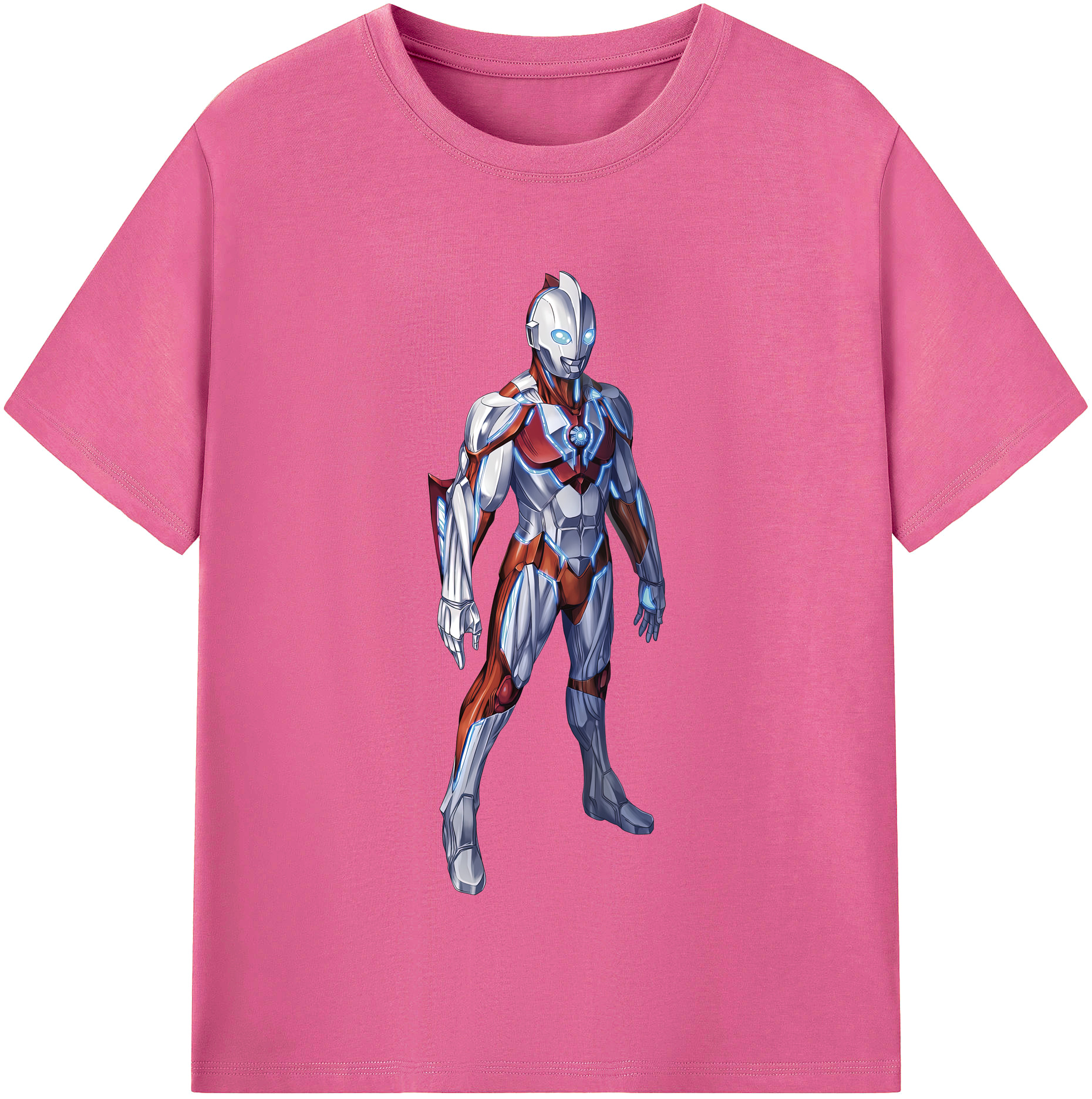 （画像用） ウルトラマン Ultraman レディースカジュアルプリントTシャツ（綿100％）