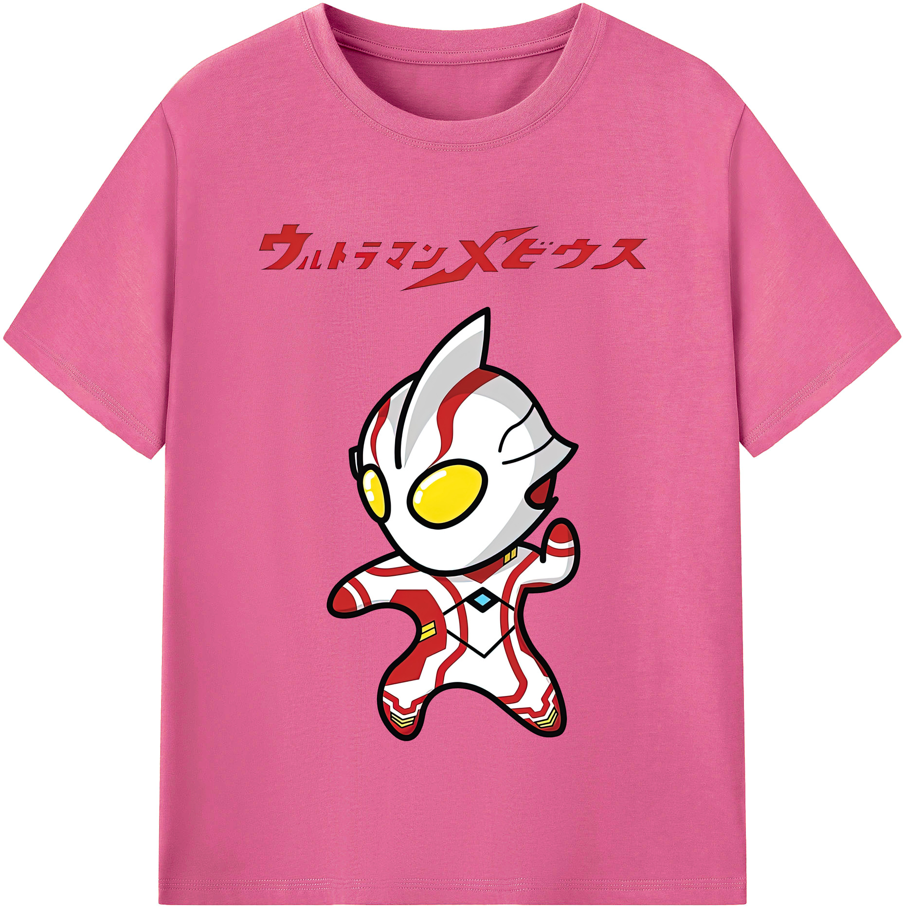 （画像用） ウルトラマン Ultraman レディースカジュアルプリントTシャツ（綿100％）