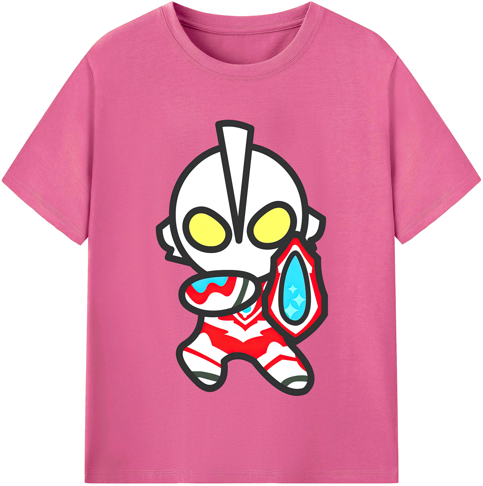 （画像用） ウルトラマン Ultraman レディースカジュアルプリントTシャツ（綿100％）