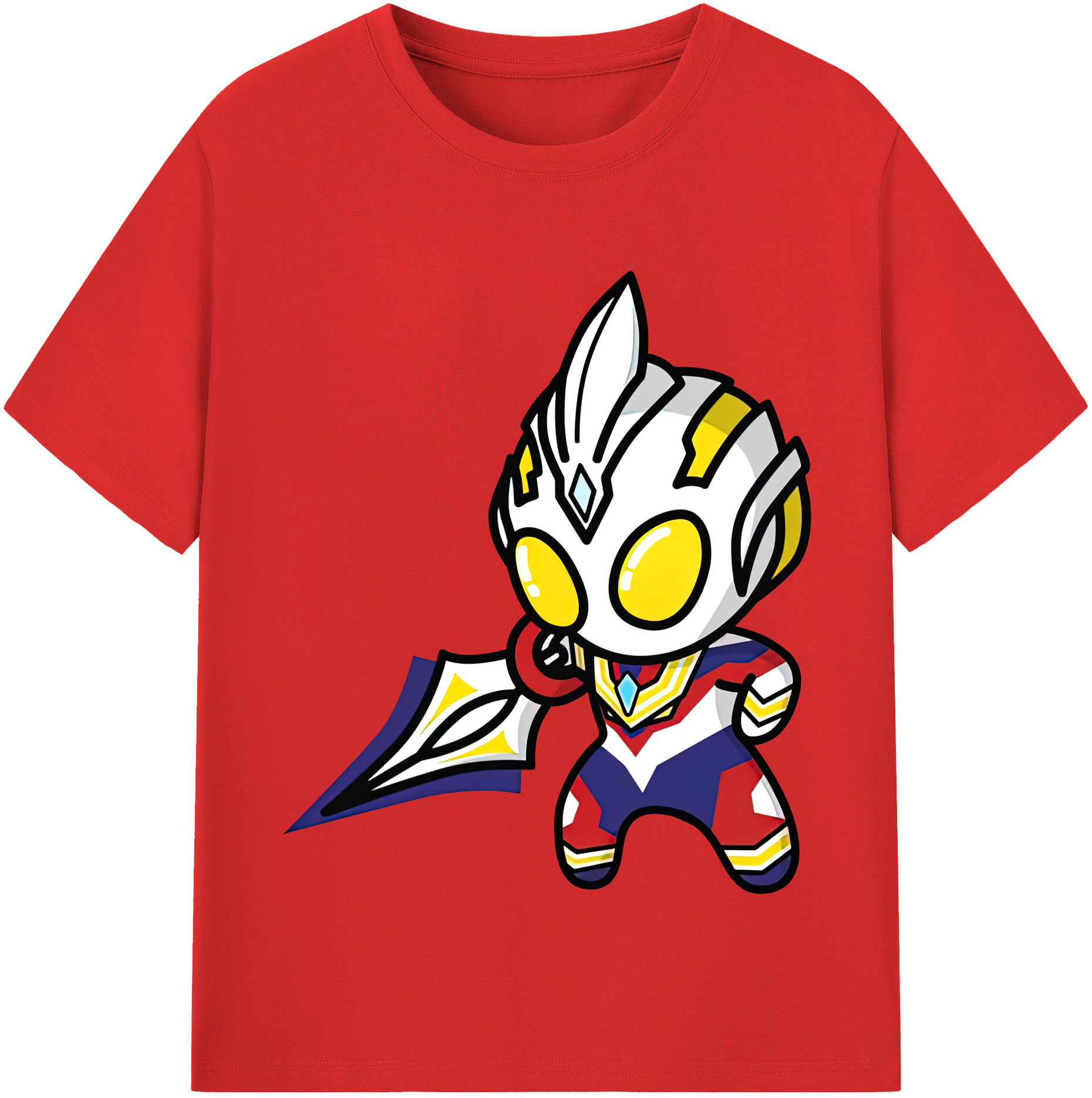 （画像用） ウルトラマン Ultraman レディースカジュアルプリントTシャツ（綿100％）