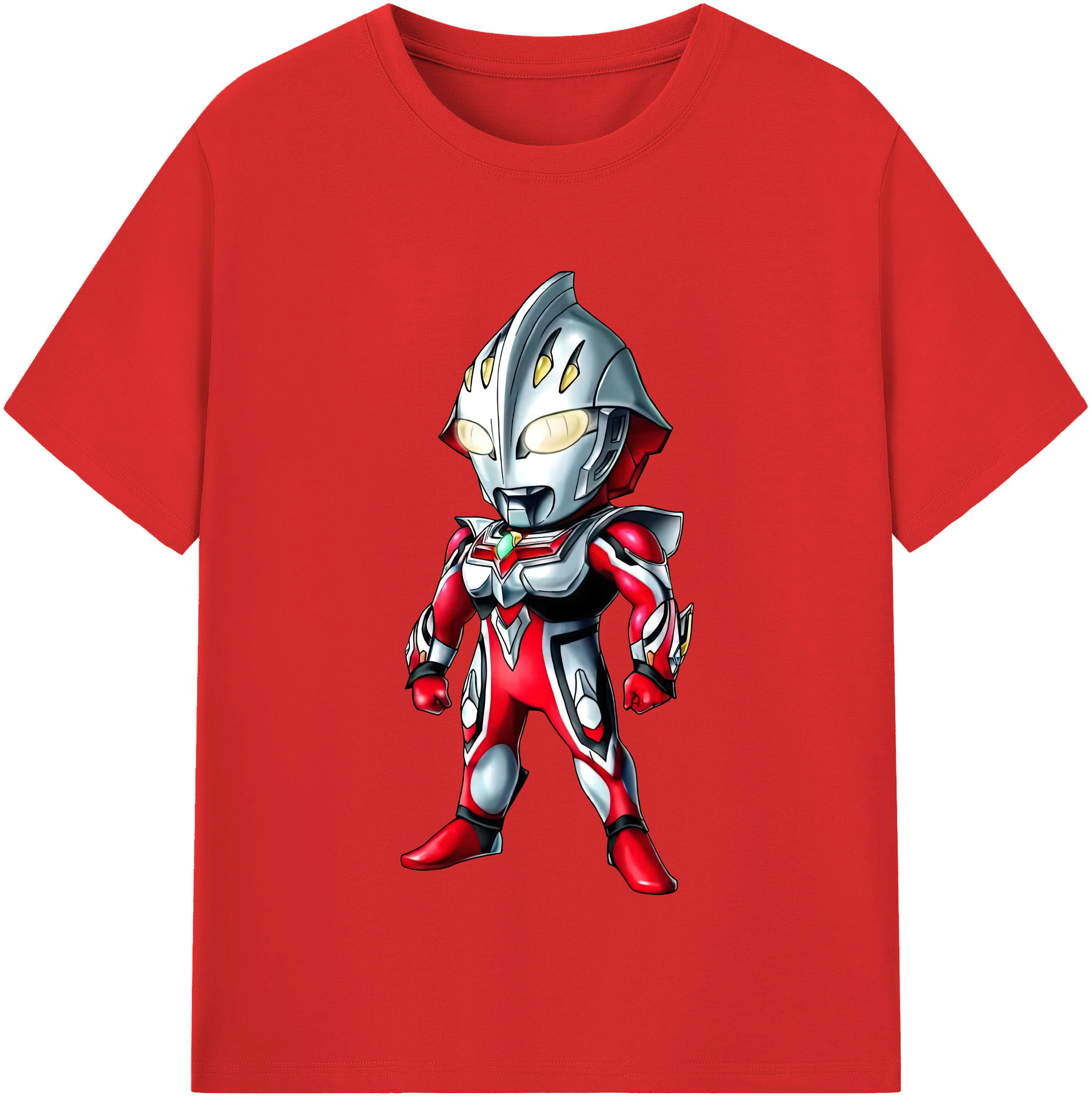 （画像用） ウルトラマン Ultraman レディースカジュアルプリントTシャツ（綿100％）