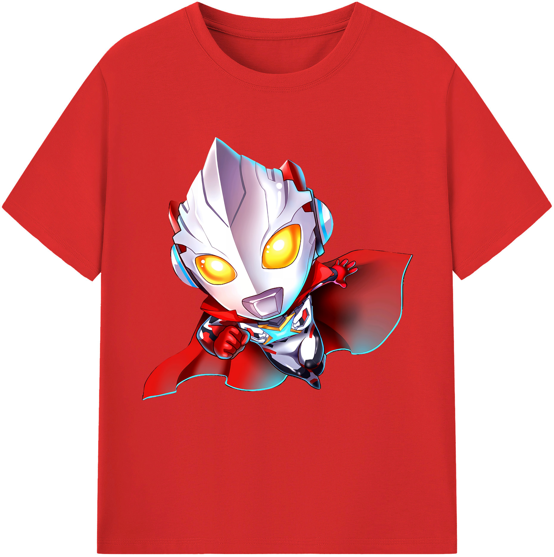 （画像用） ウルトラマン Ultraman レディースカジュアルプリントTシャツ（綿100％）